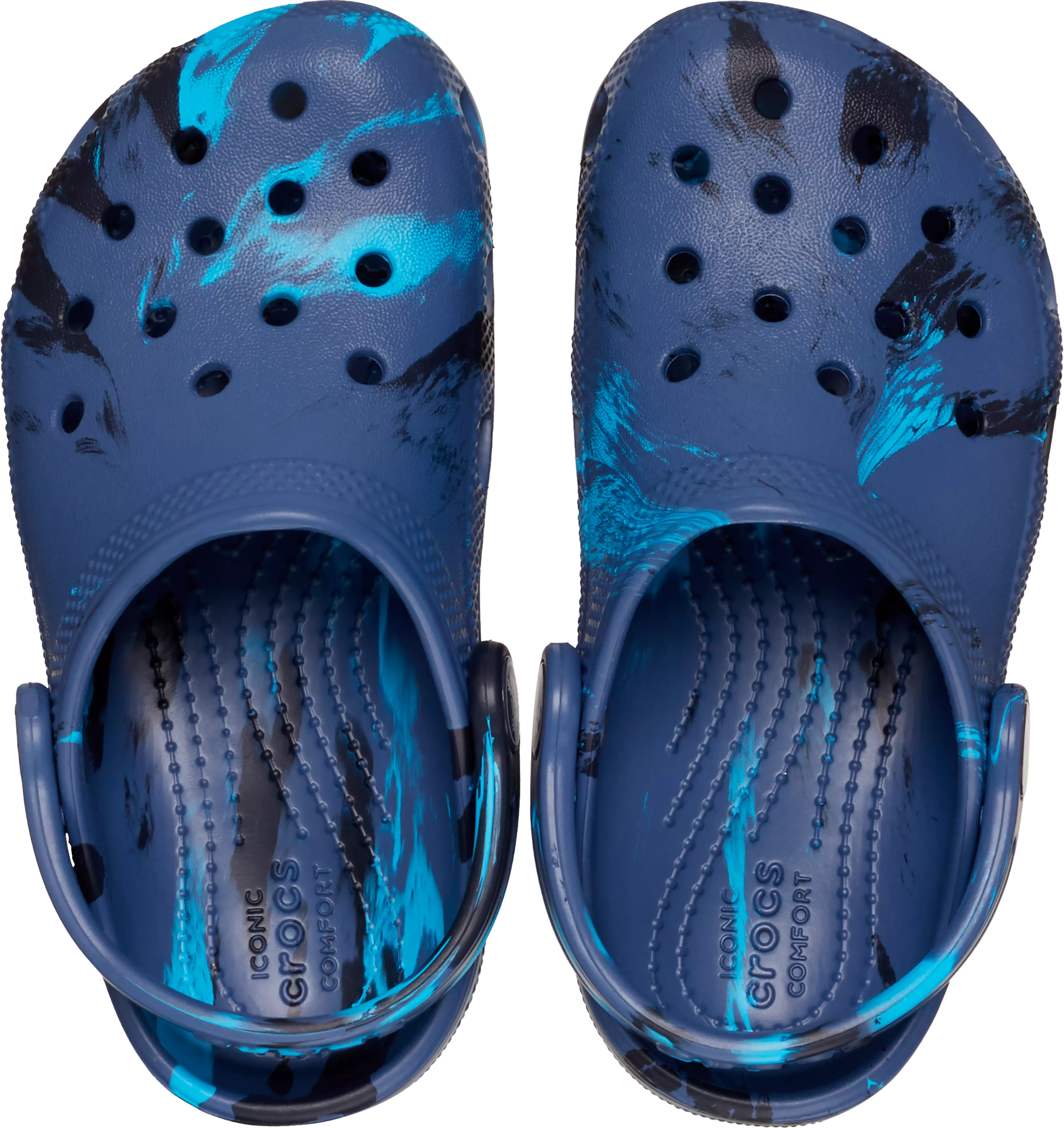 Crocs Classic Marbled "Navy" Toddler Boys' Clog - NAVY
