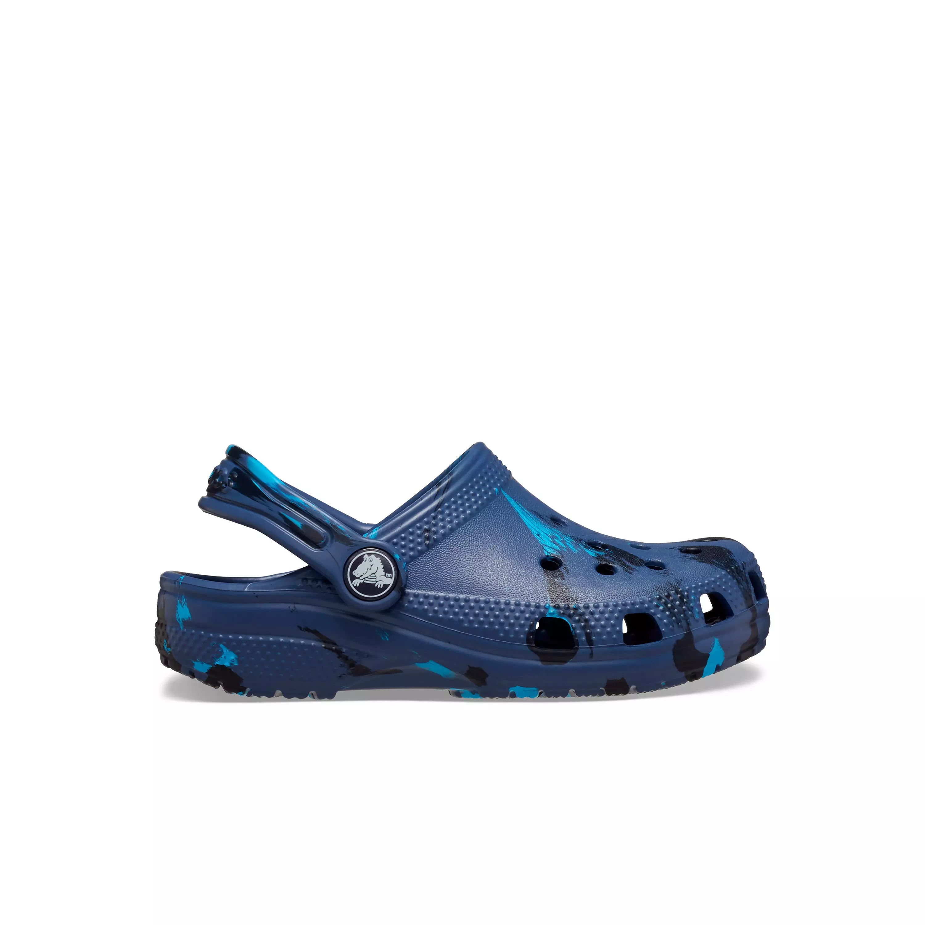Crocs Classic Marbled "Navy" Toddler Boys' Clog - NAVY