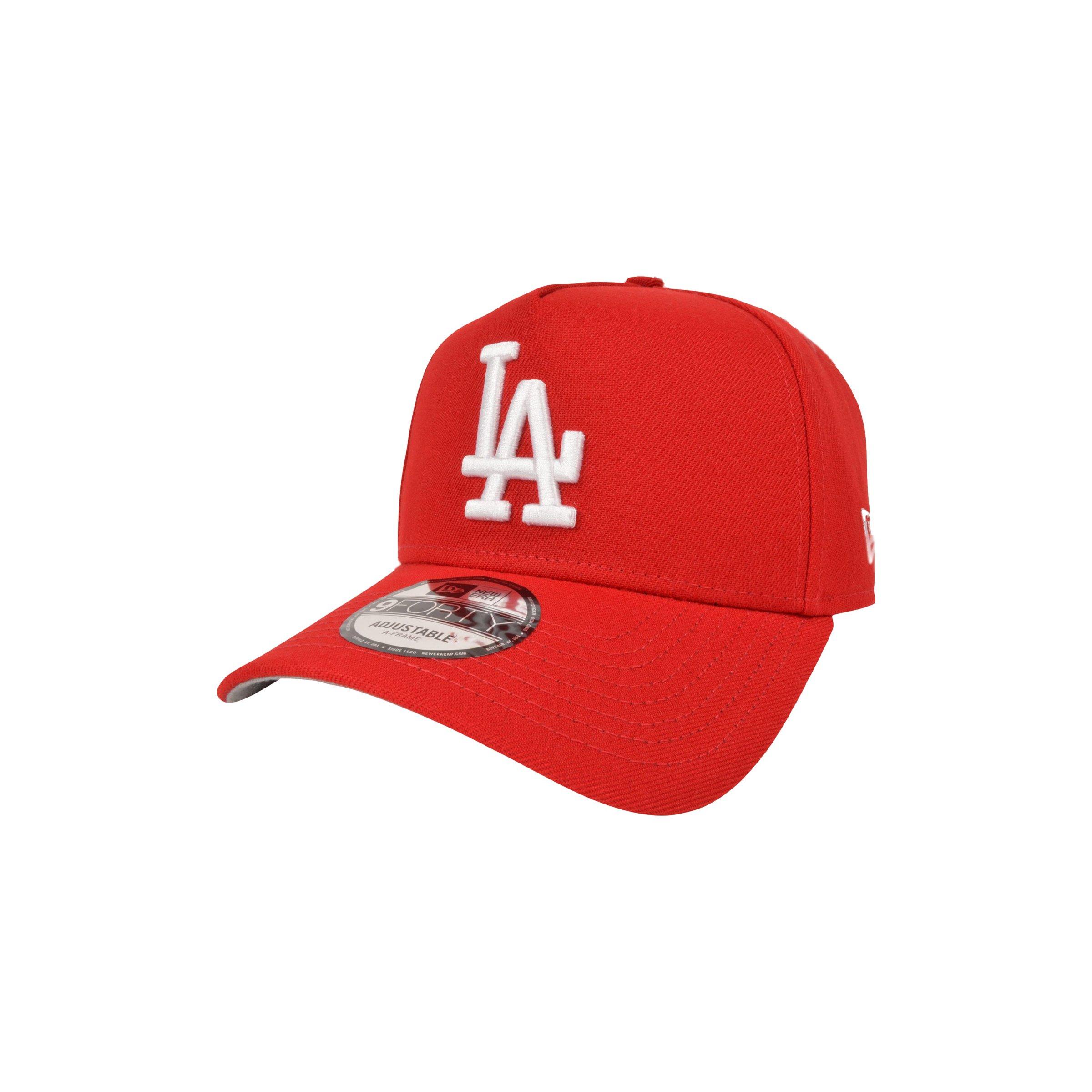 Los Angeles LA Red Snapback Hat Men’s Embroidered Solid Cap Adjustable NWT Men main image 4