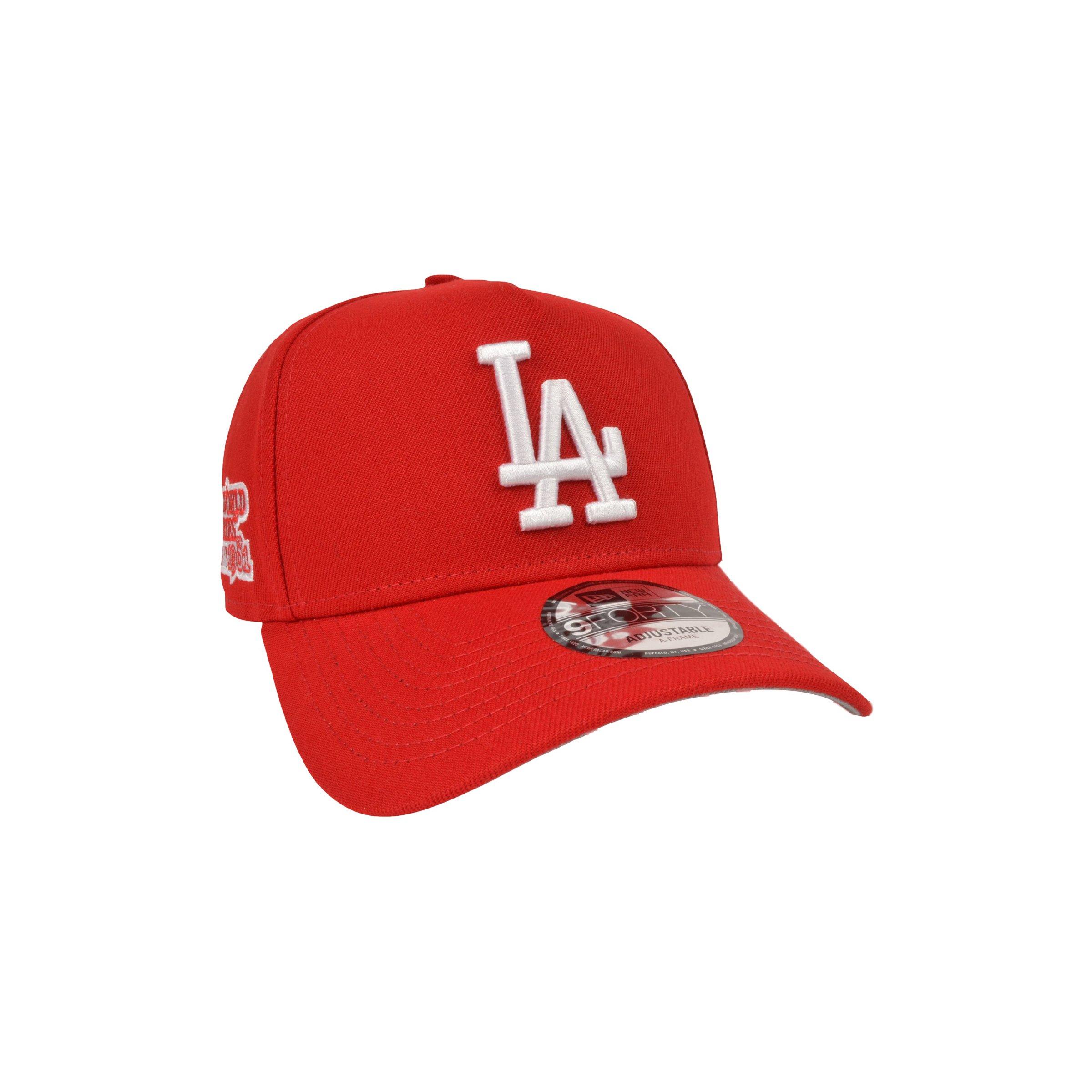 New Era Los Angeles Dodgers 9FORTY '81 World Series Patch Red Snapback Hat