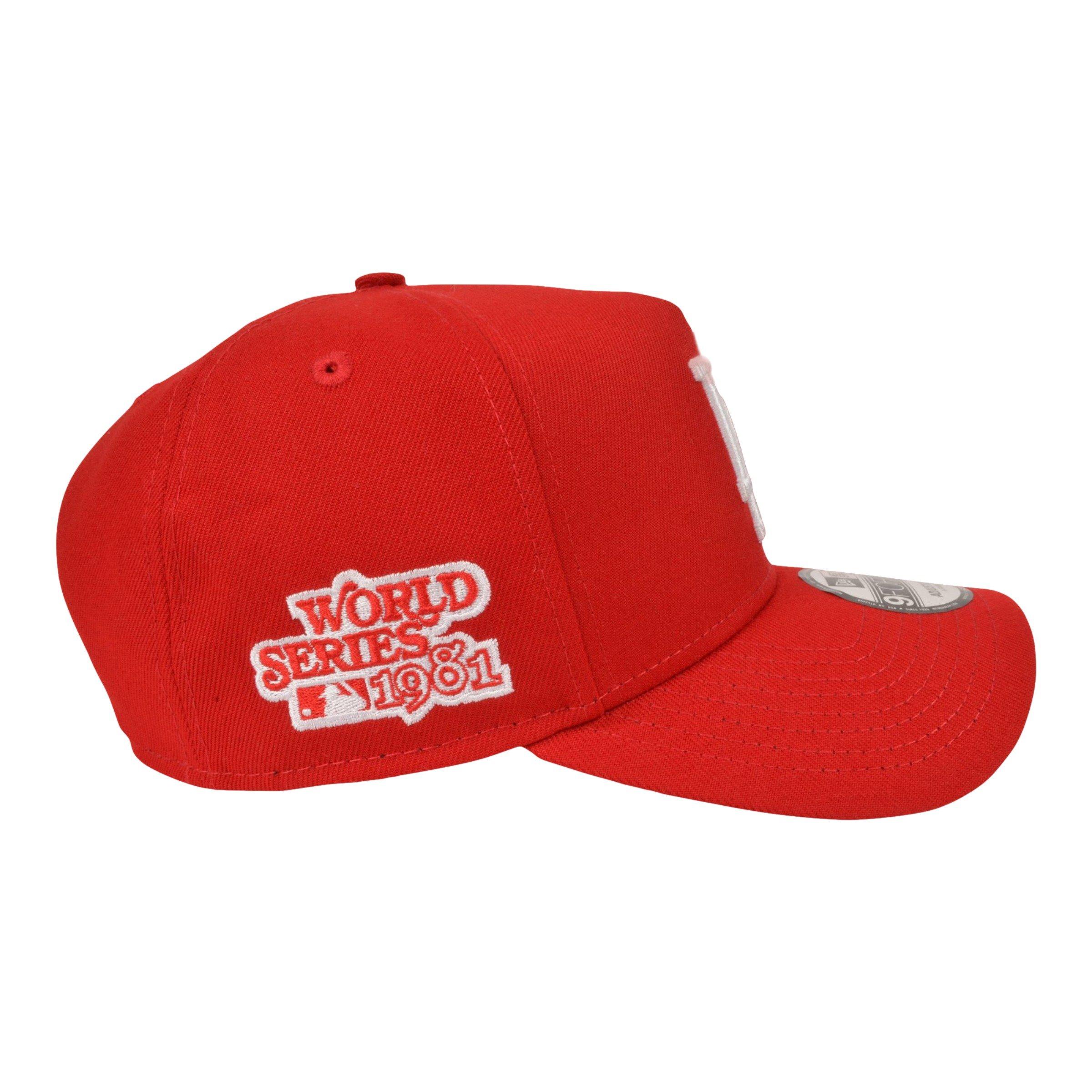 New Era Los Angeles Dodgers 9FORTY '81 World Series Patch Snapback-Red