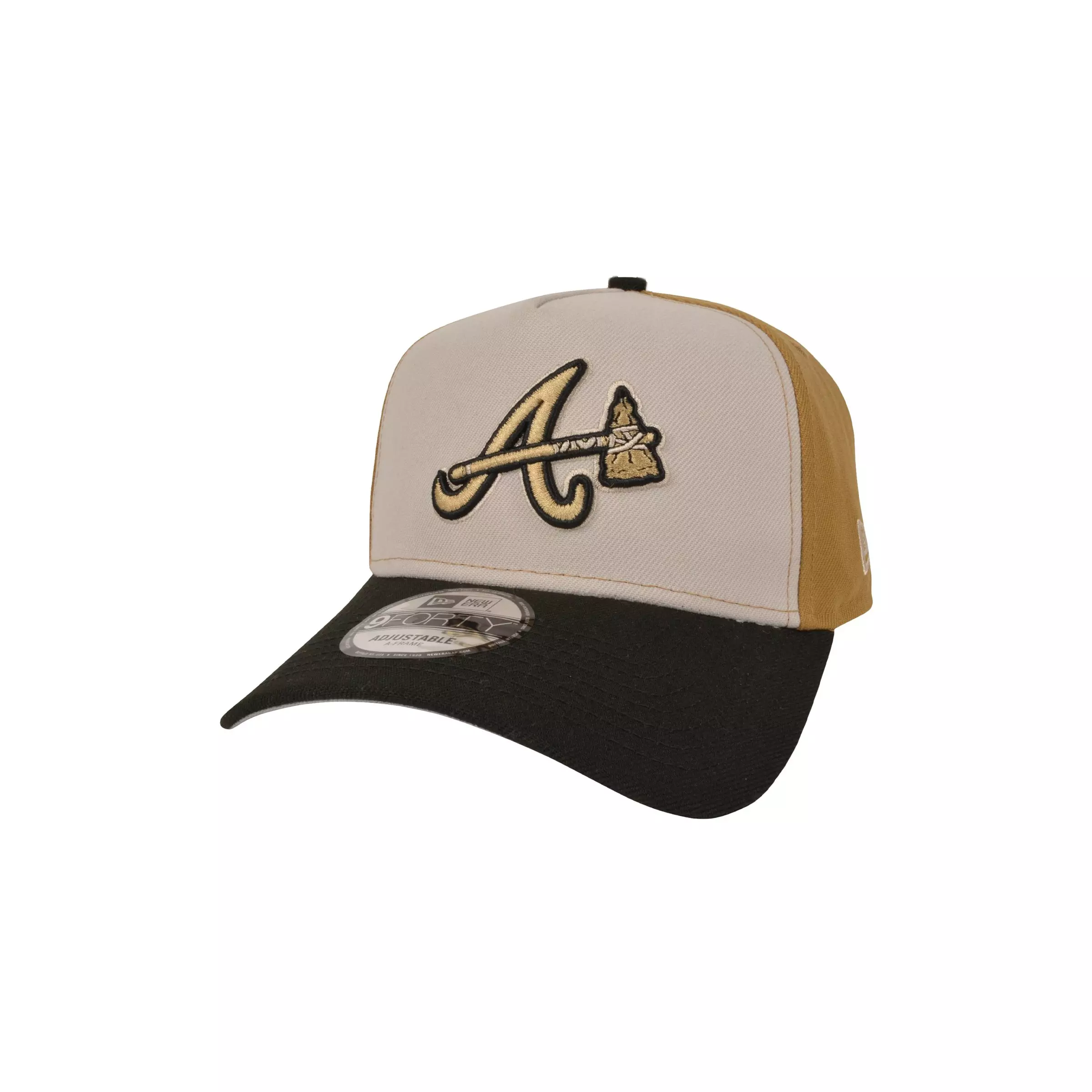 New Era Atlanta Braves 9FORTY '99 World Series Snapback-Wheat/Tan - CREAM