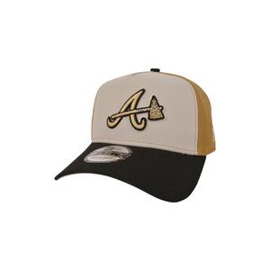 New Era Atlanta Braves 9FORTY '99 World Series Snapback Hat-Wheat/Tan