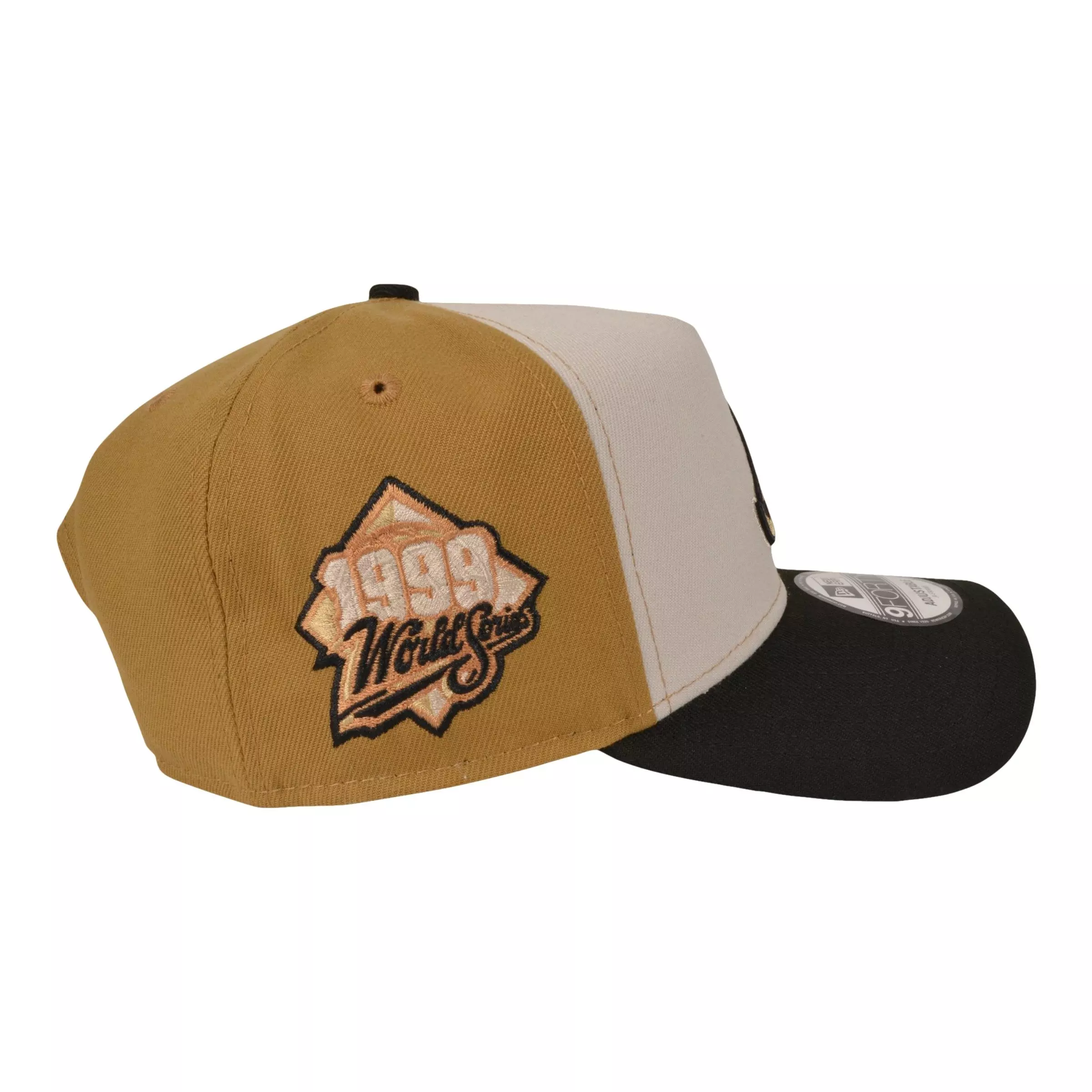 New Era Atlanta Braves 9FORTY '99 World Series Snapback Hat-Wheat/Tan - CREAM