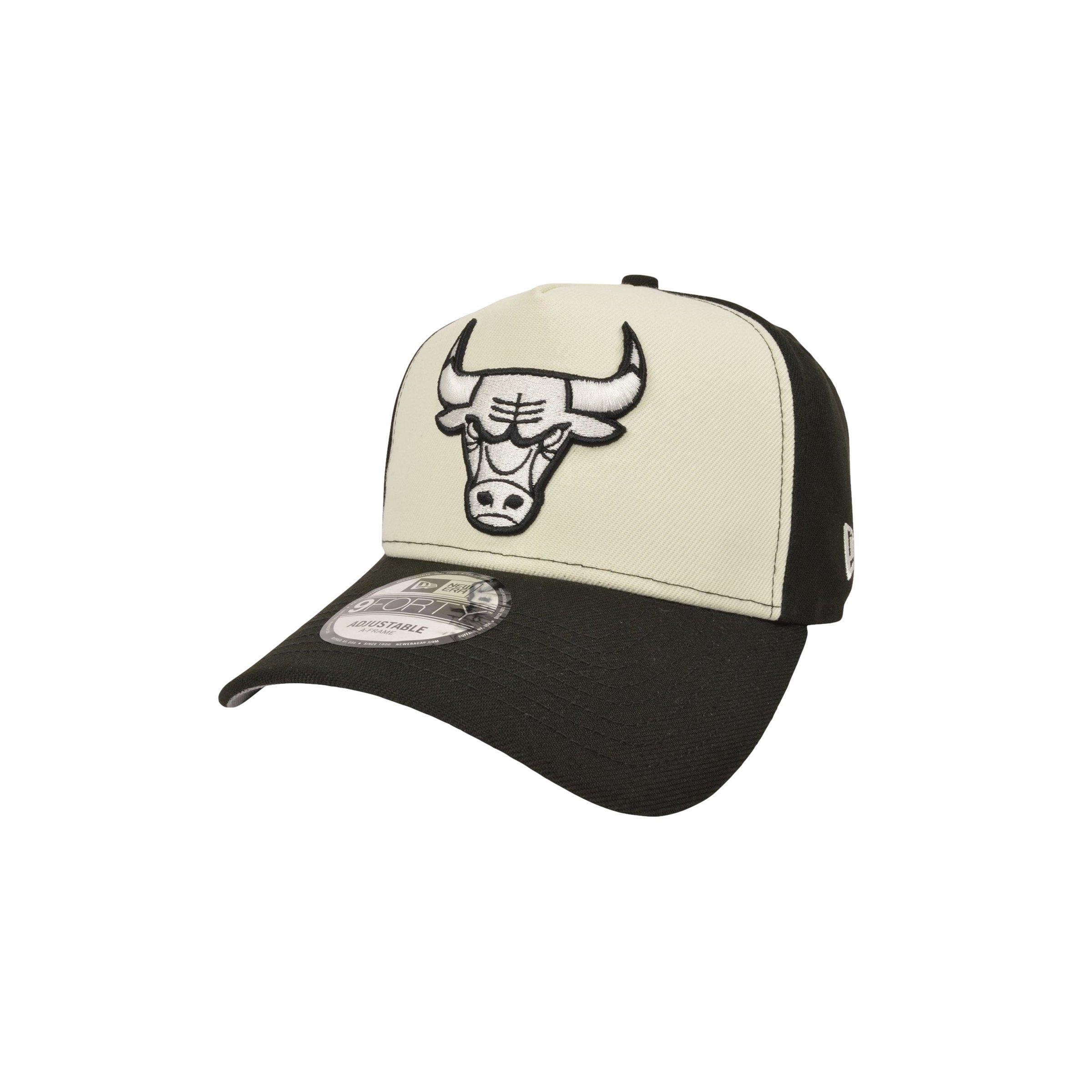 New Era Chicago Bulls 9FORTY Team Snapback-Black/Cream - CREAM Thumbnail View 1