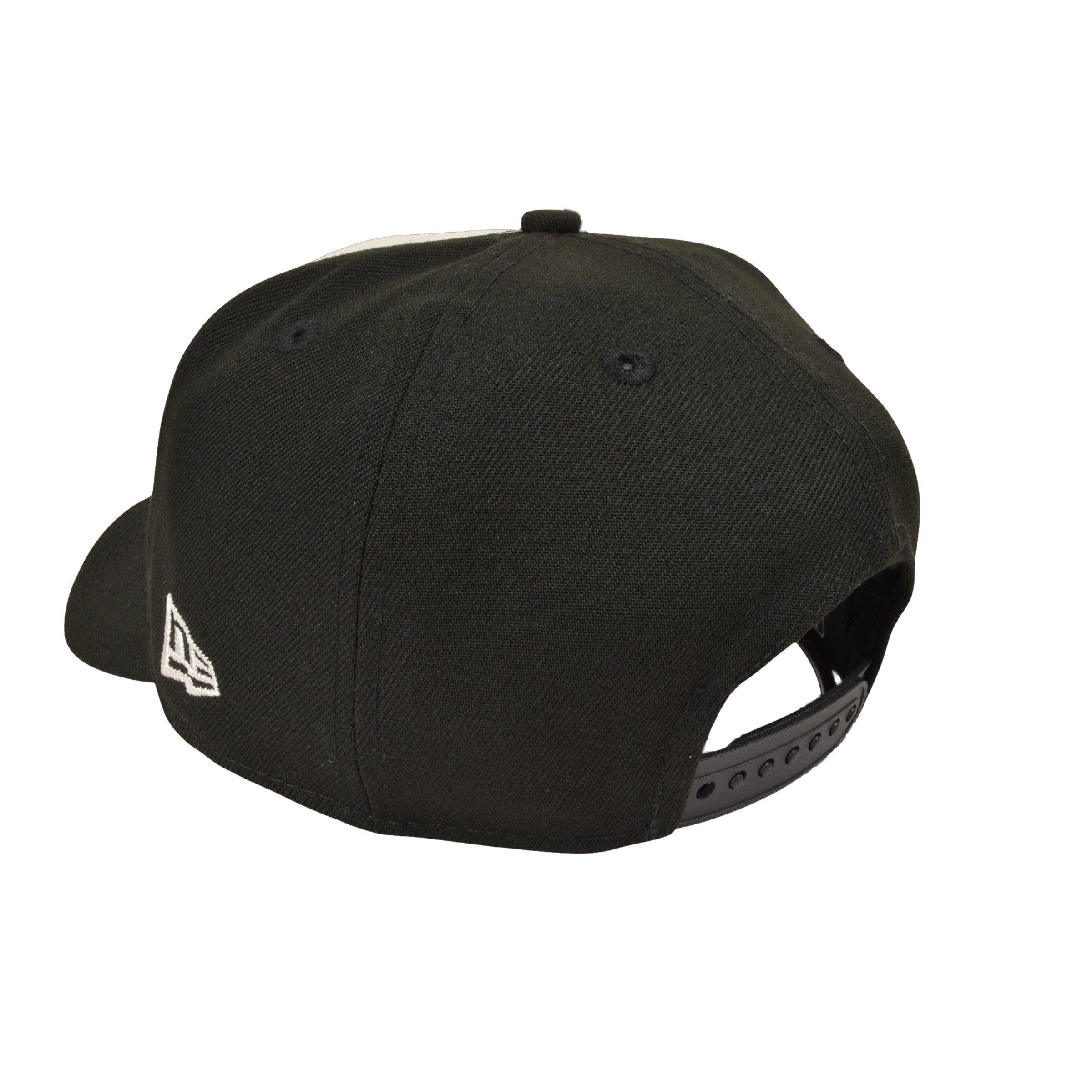 New Era Chicago Bulls 9FORTY Team Snapback-Black/Cream - CREAM Thumbnail View 4