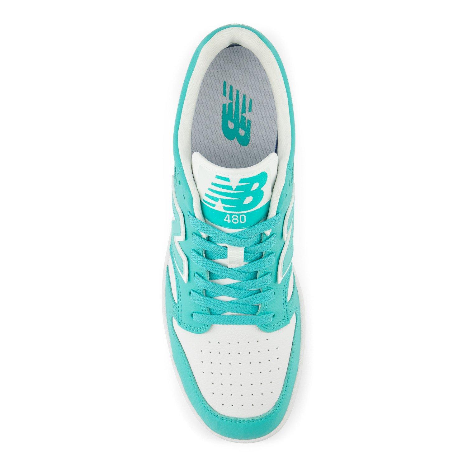 New Balance 480 Airy Teal/White Unisex Shoe | Hibbett