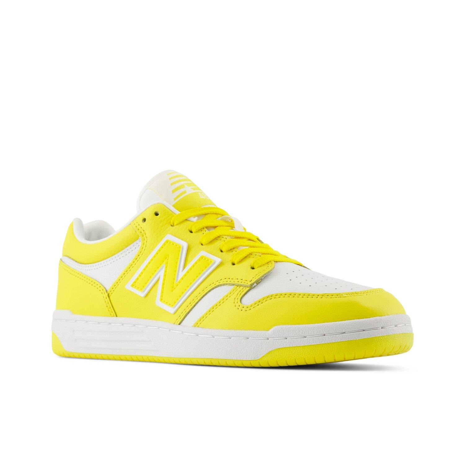 New Balance 480 Unisex "Lemon Zest/White" Shoe