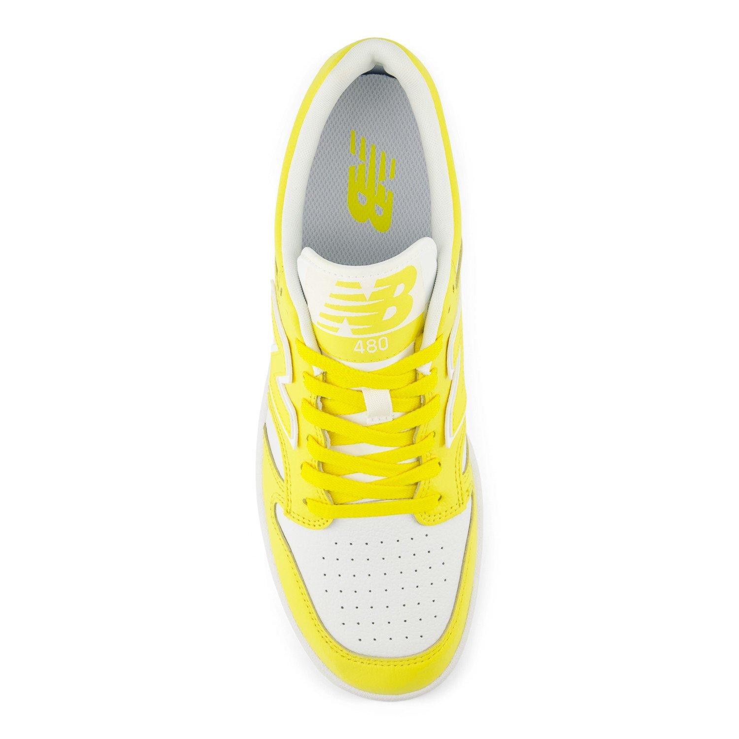 New Balance 480 Unisex "Lemon Zest/White" Shoe