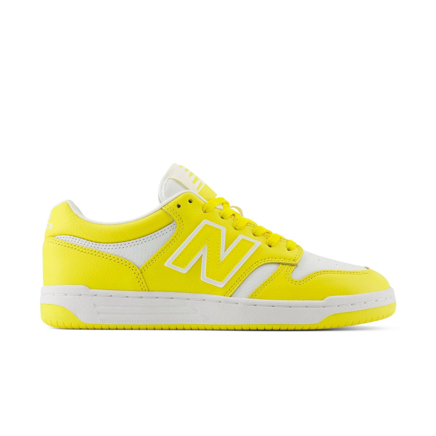 New Balance 480 "Lemon Zest/White" Unisex Shoe - YELLOW/WHITE