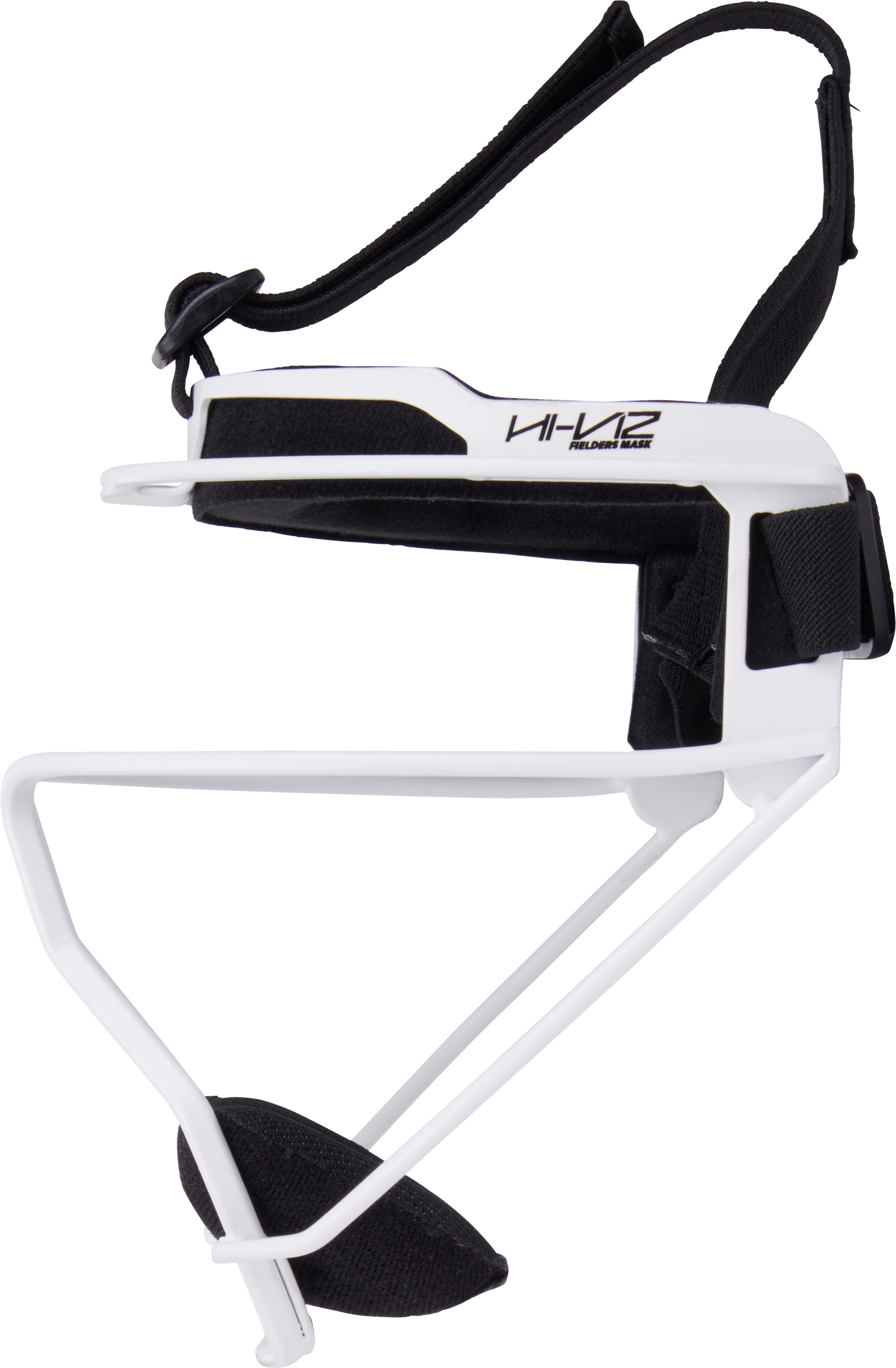 Rawlings Adult Hi-Viz Matte Softball Fielders Mask - WHITE Thumbnail View 4