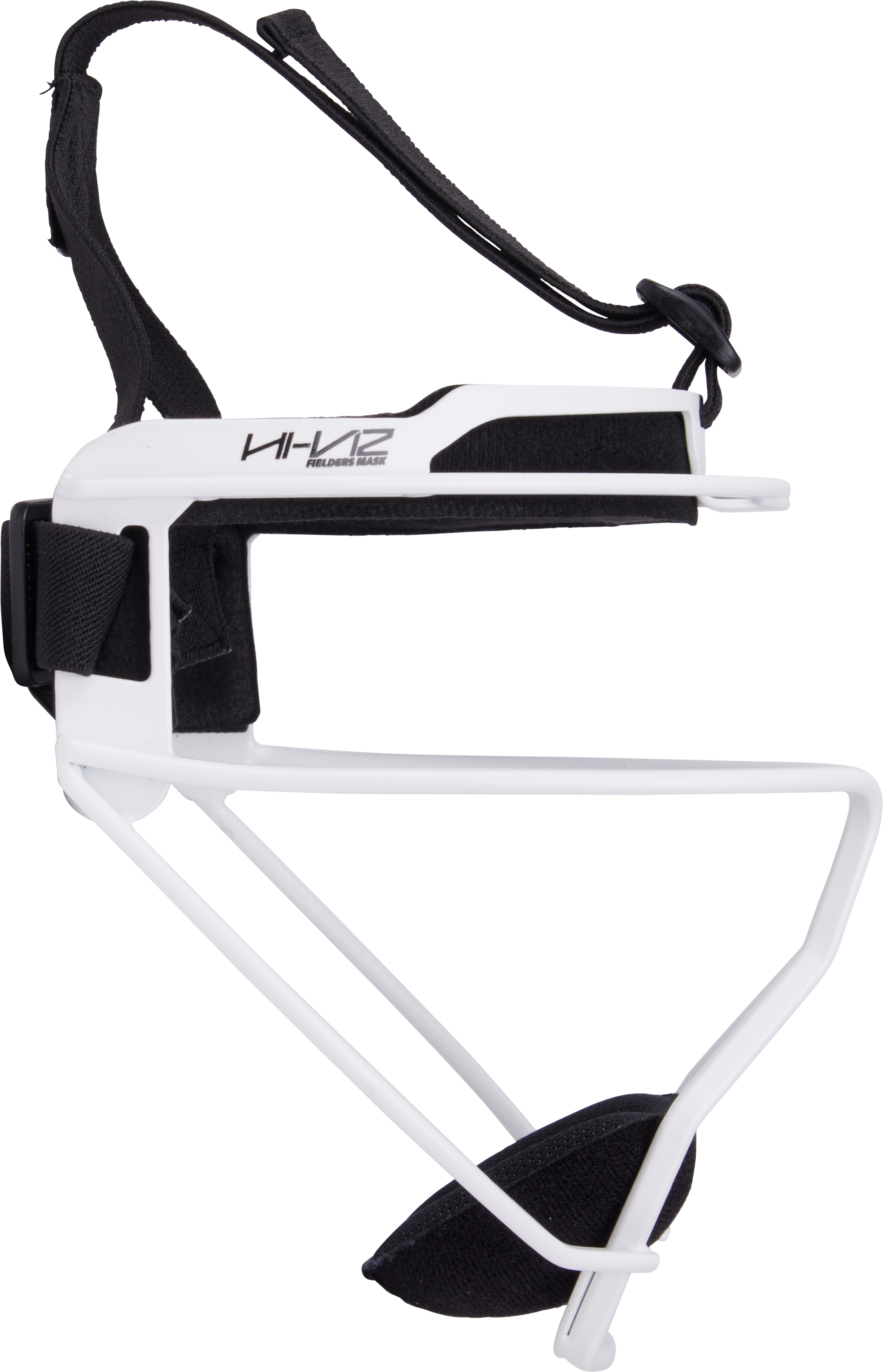 Rawlings Adult Hi-Viz Matte Softball Fielders Mask - WHITE Thumbnail View 5