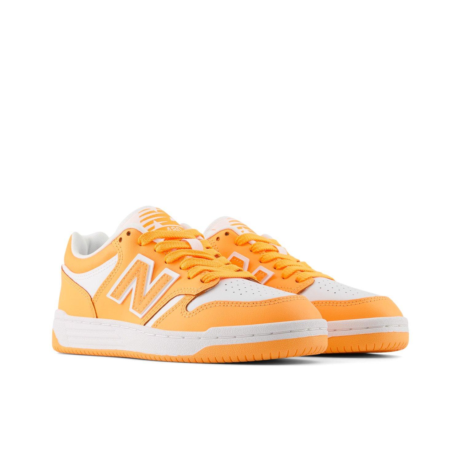 New Balance 480 Grade School Girls' "Orange/White" Shoe