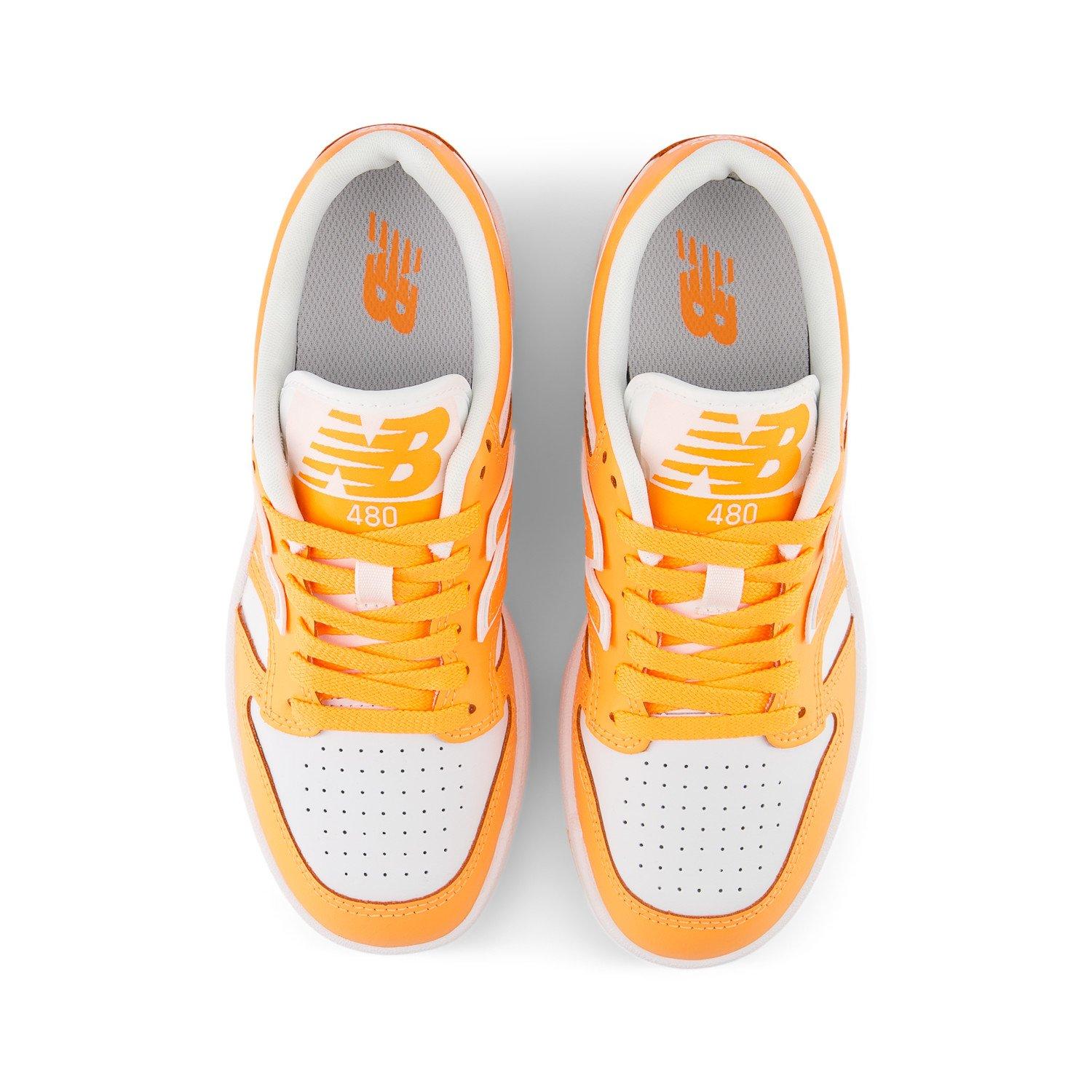 New Balance 480 Grade School Girls' "Orange/White" Shoe