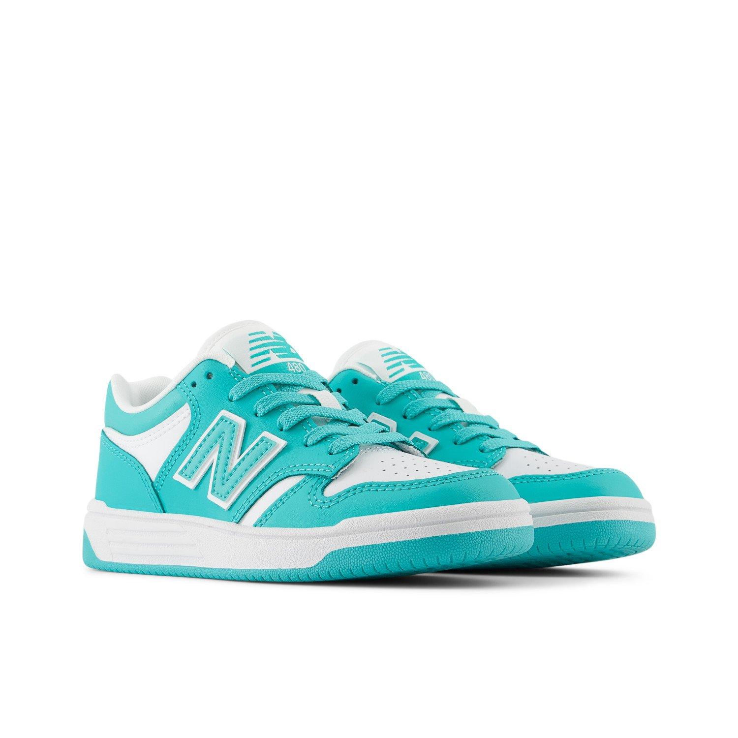 New Balance 480 Preschool Kids' "Airy Teal/White" Shoe