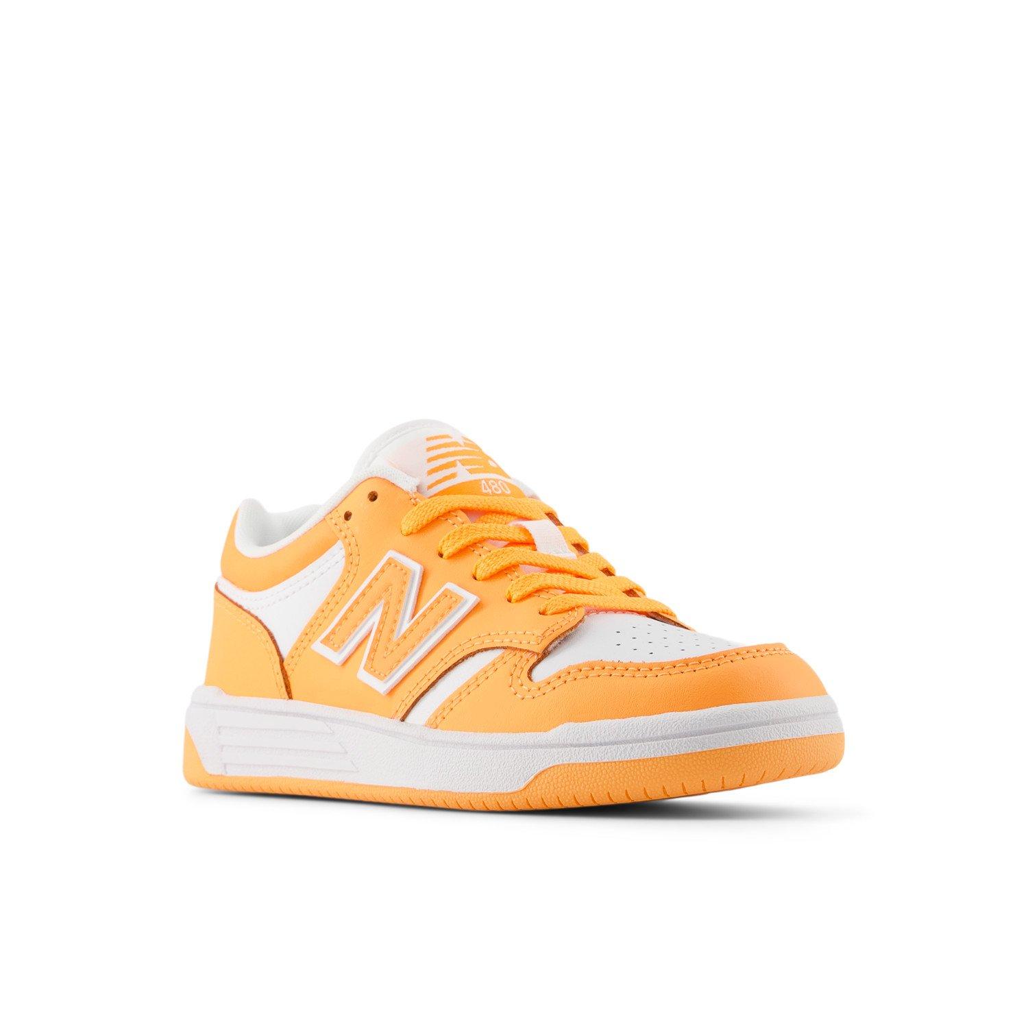 New Balance 480 Preschool Girls' "Orange/White" Shoe