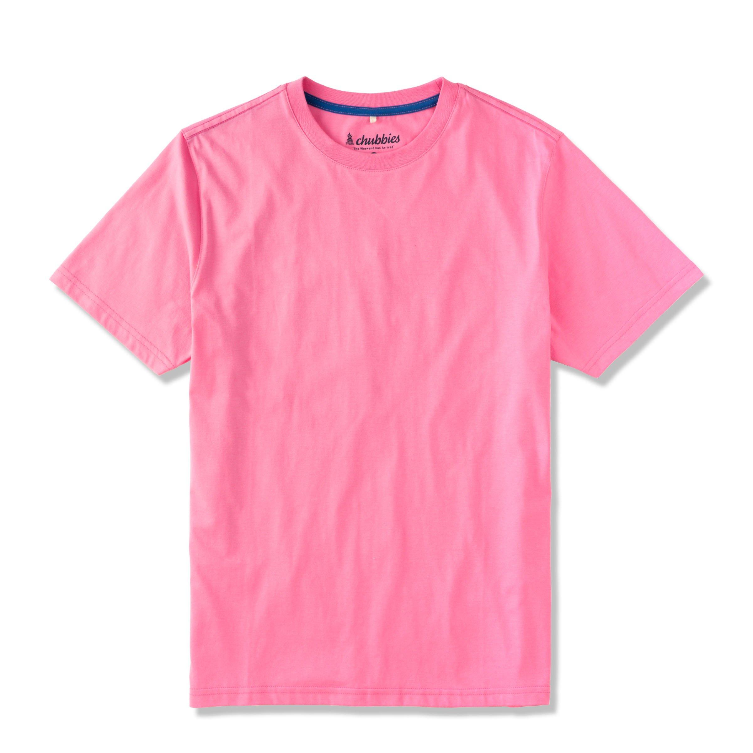 Chubbies Men's Hydrofoil Tiger Tee - PINK Thumbnail View 1