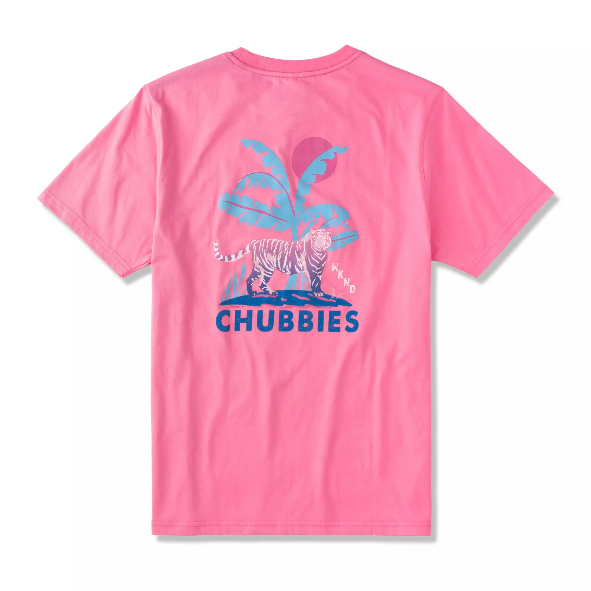 Chubbies Men's Hydrofoil Tiger Tee - PINK