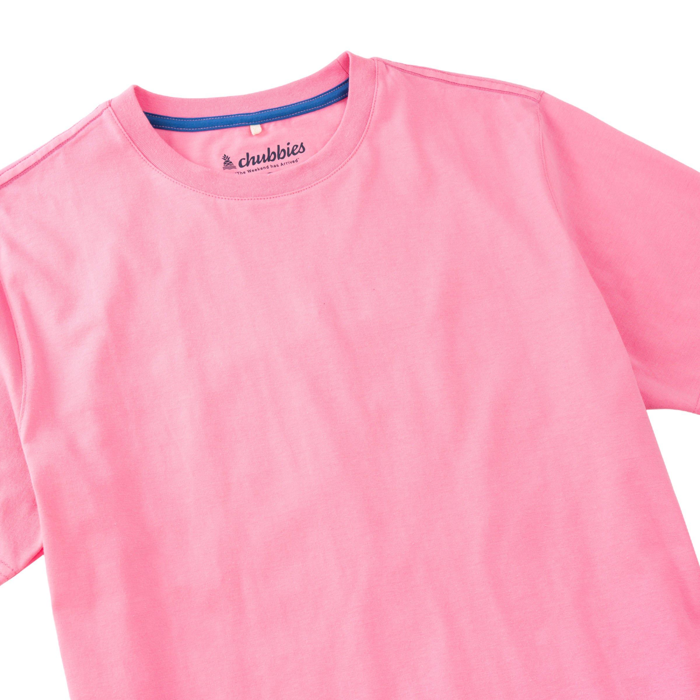 Chubbies Men's Hydrofoil Tiger Tee - PINK Thumbnail View 3