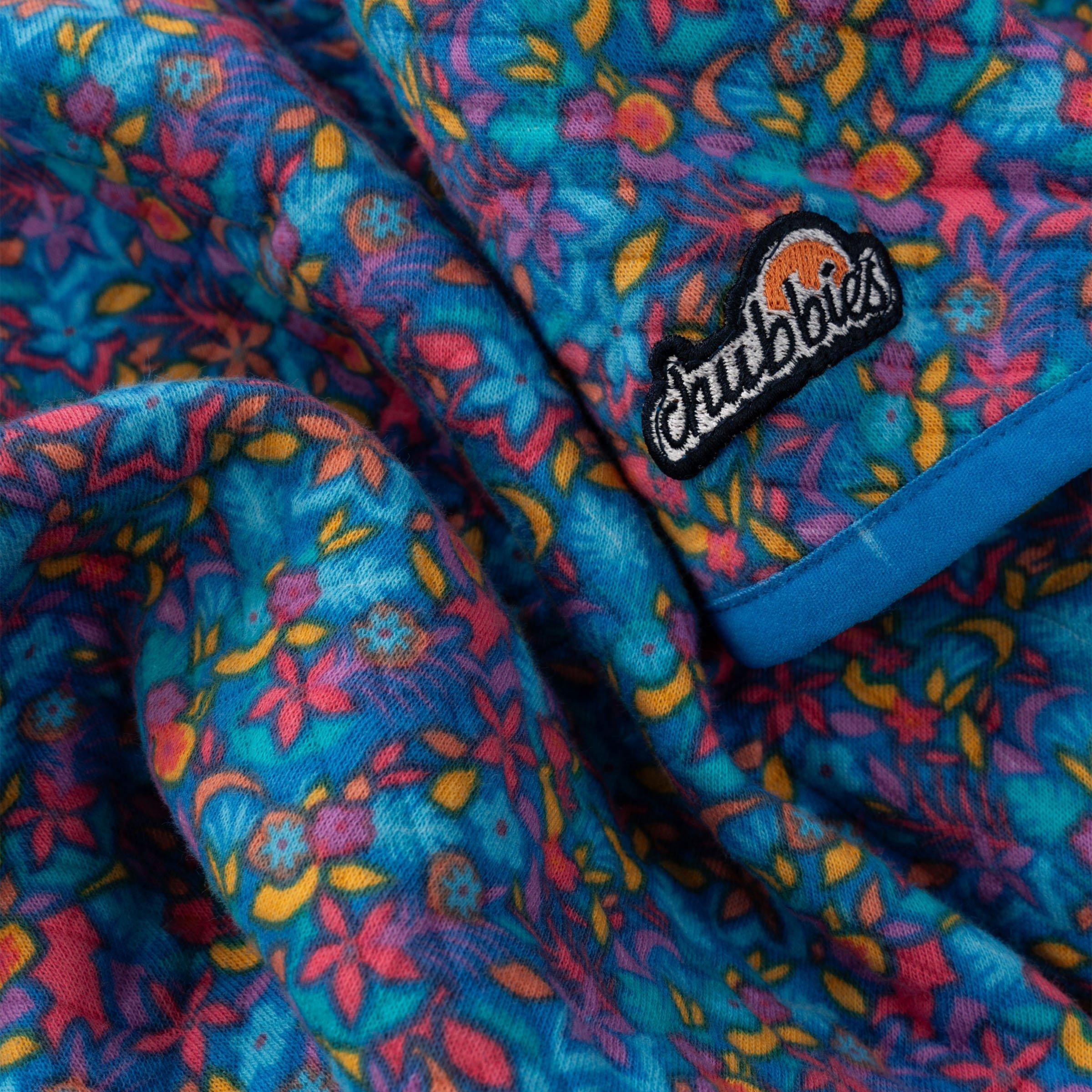 Chubbies Spades Men's Quilted 1/4-Zip Jacket - Blue