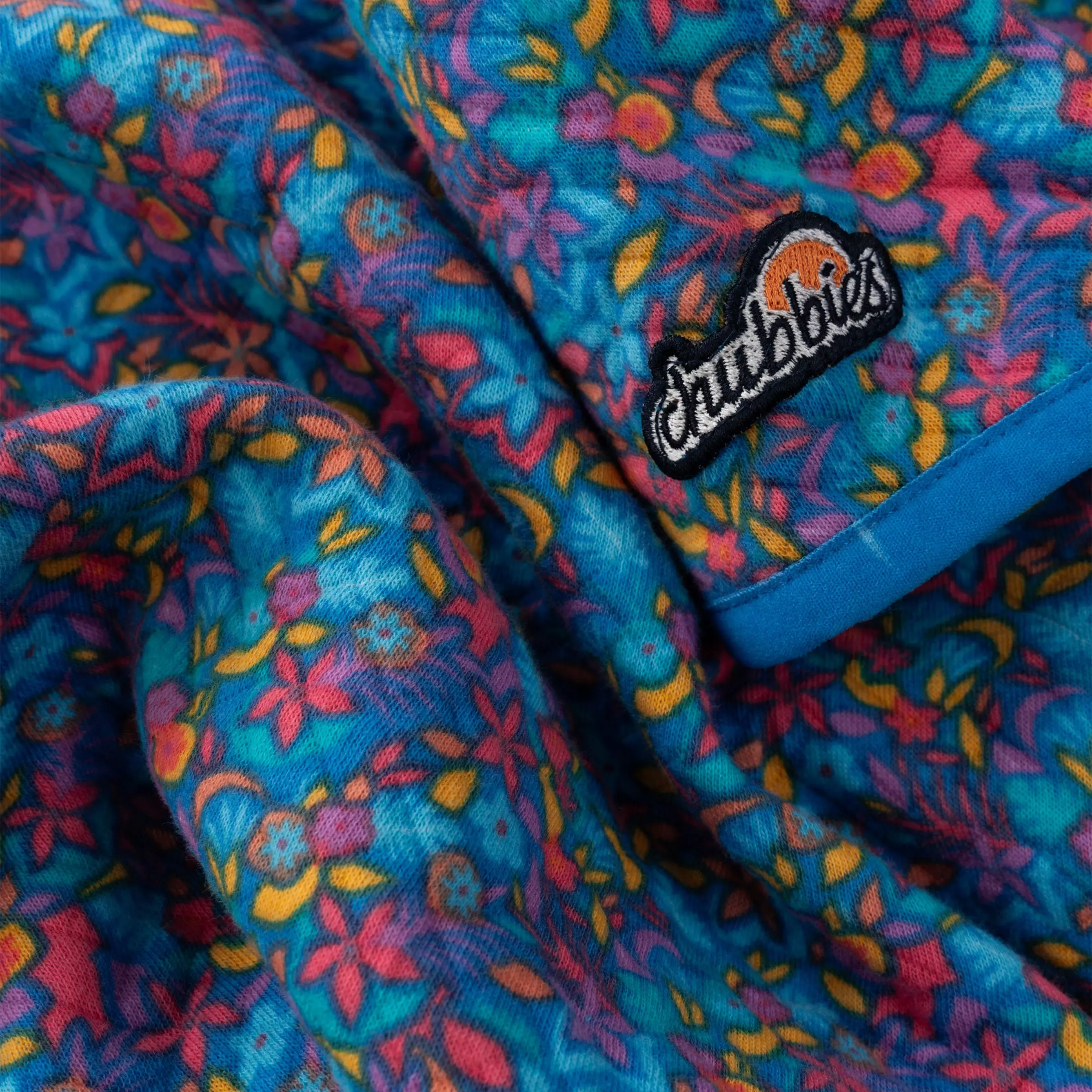 Chubbies Men's Spades Quilted 1/4-Zip Jacket - BLUE