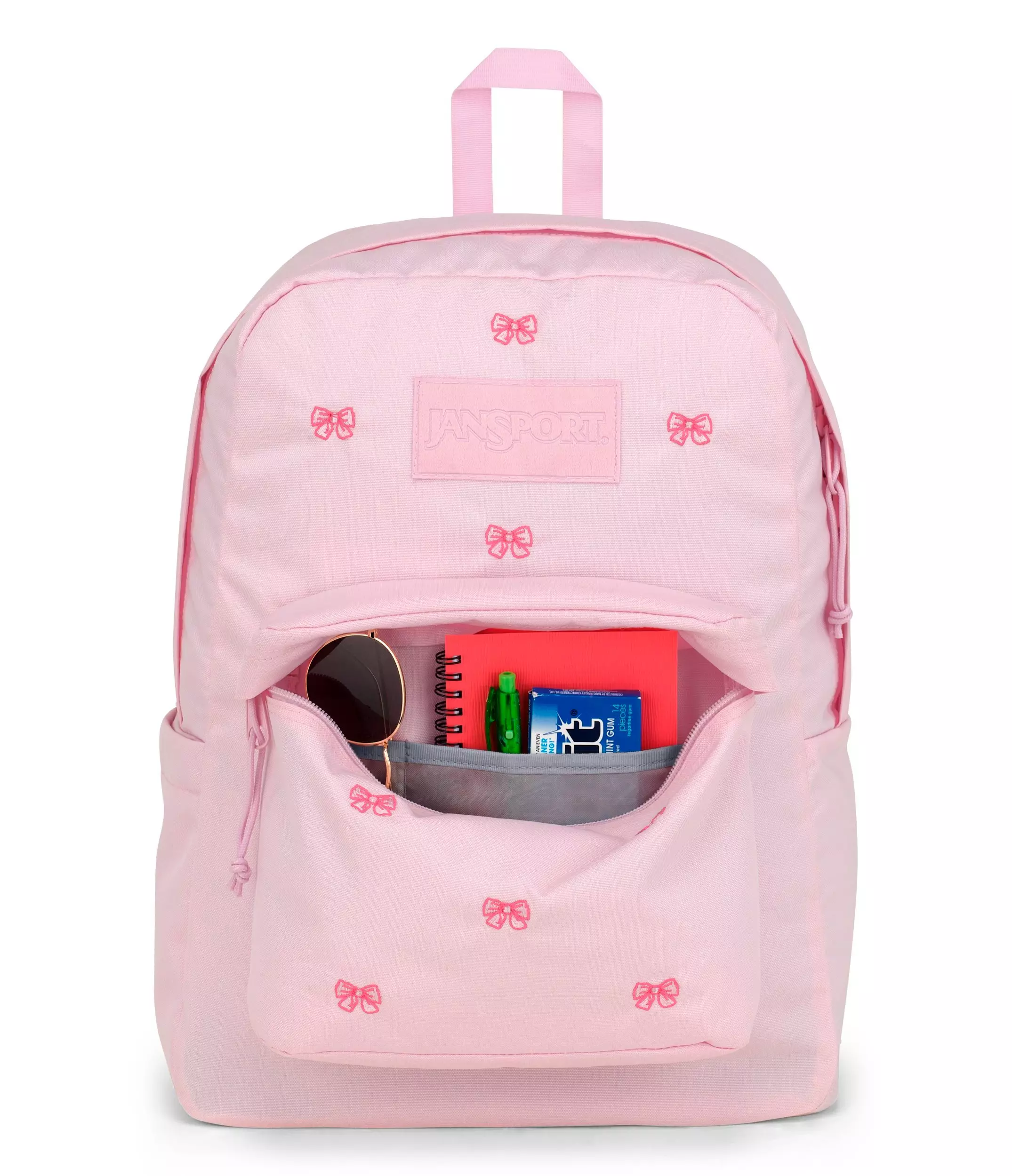 JanSport SuperBreak Plus Backpack - Pink - PINK