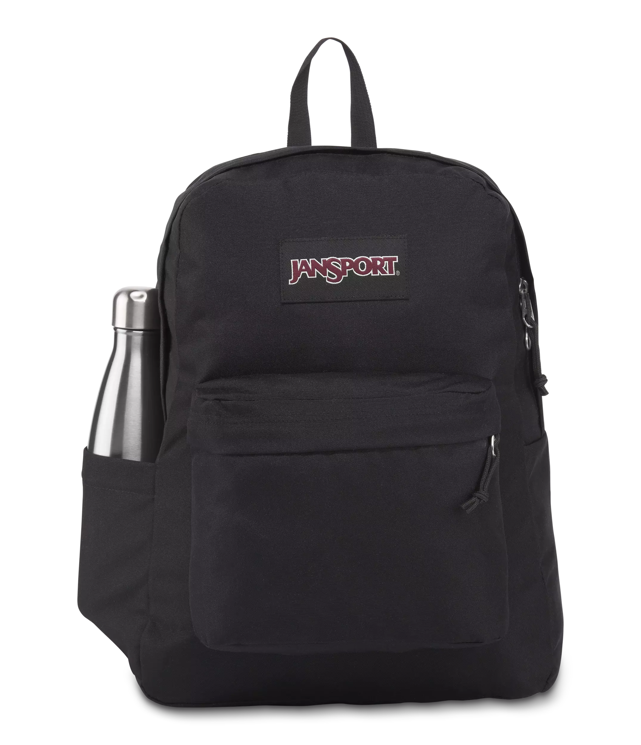 JanSport SuperBreak Plus Backpack-Black - BLACK