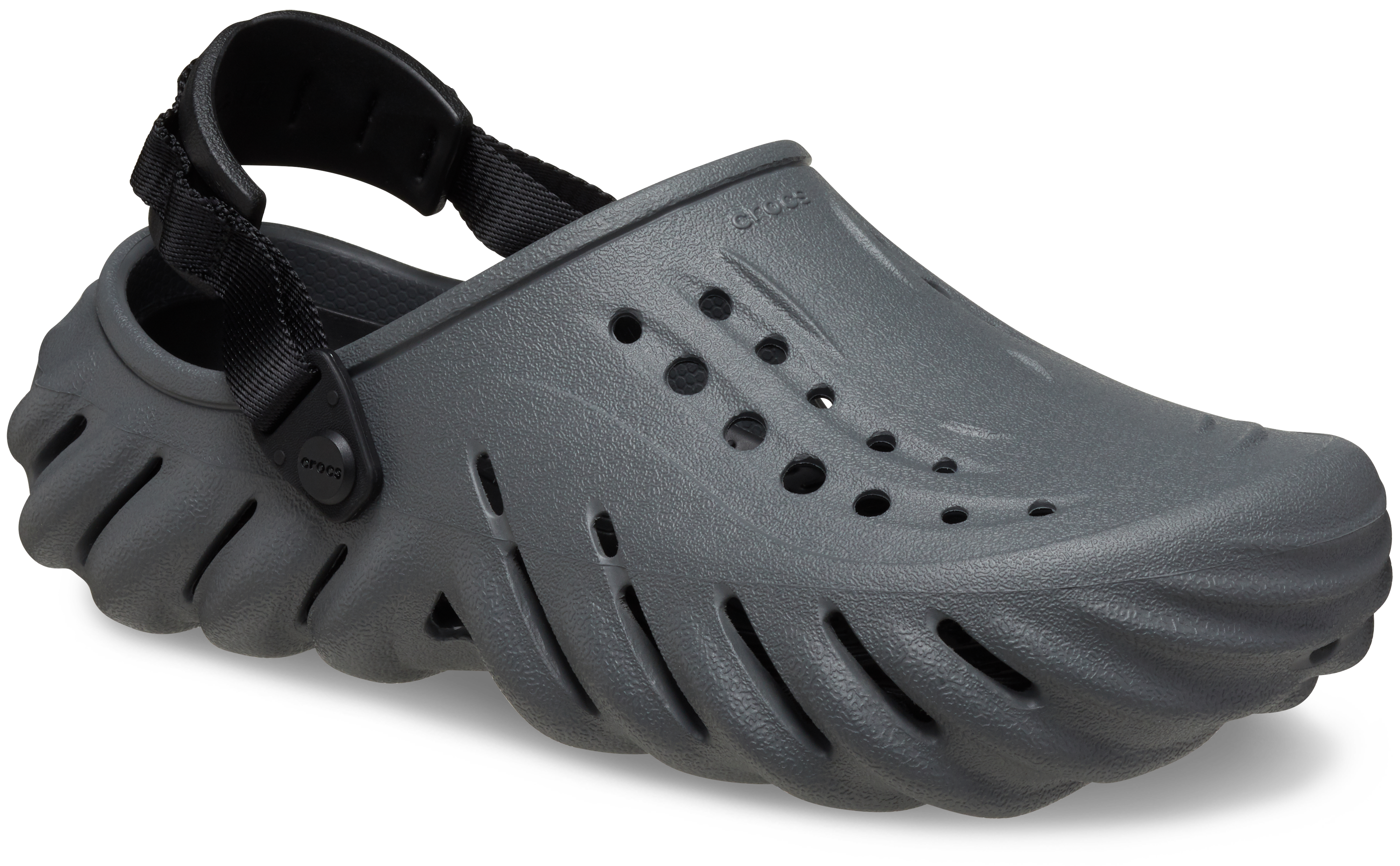 Crocs Echo "Slate Grey" Men's Clog - GREY Thumbnail View 4