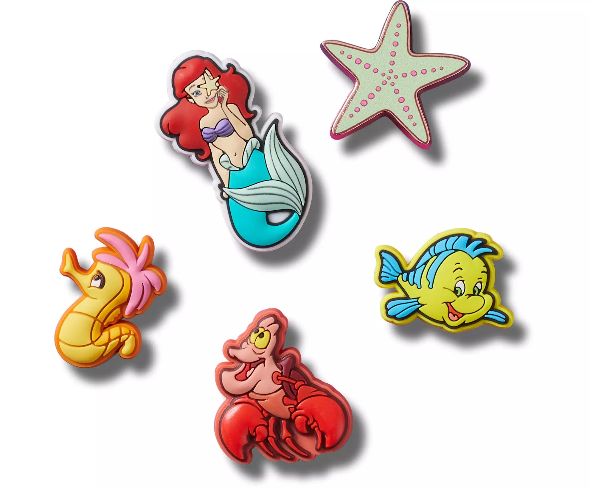 Crocs Little Mermaid Jibbitz Charms-5PK - MULTI-COLOR