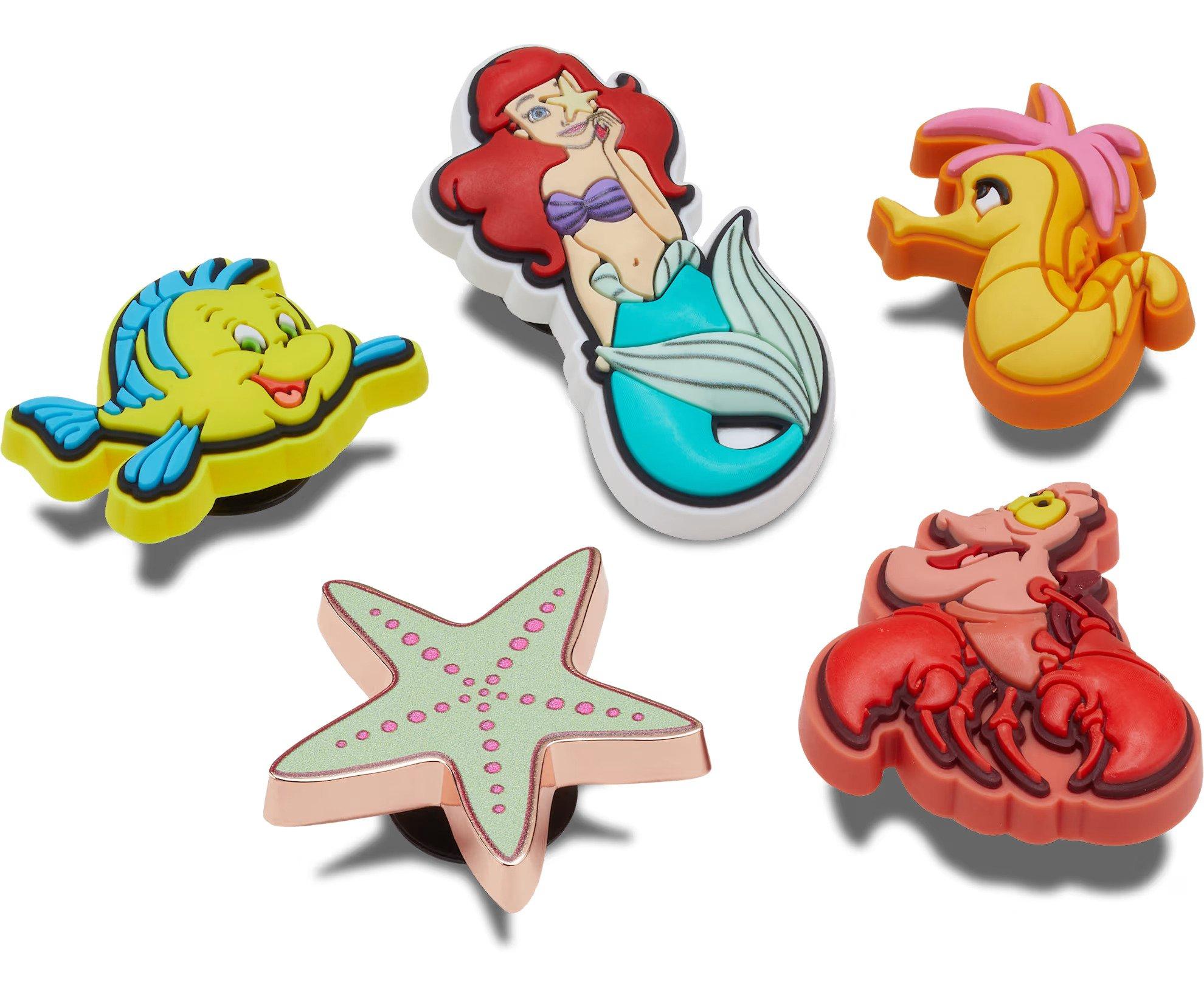 Crocs Little Mermaid Jibbitz Charms-5PK