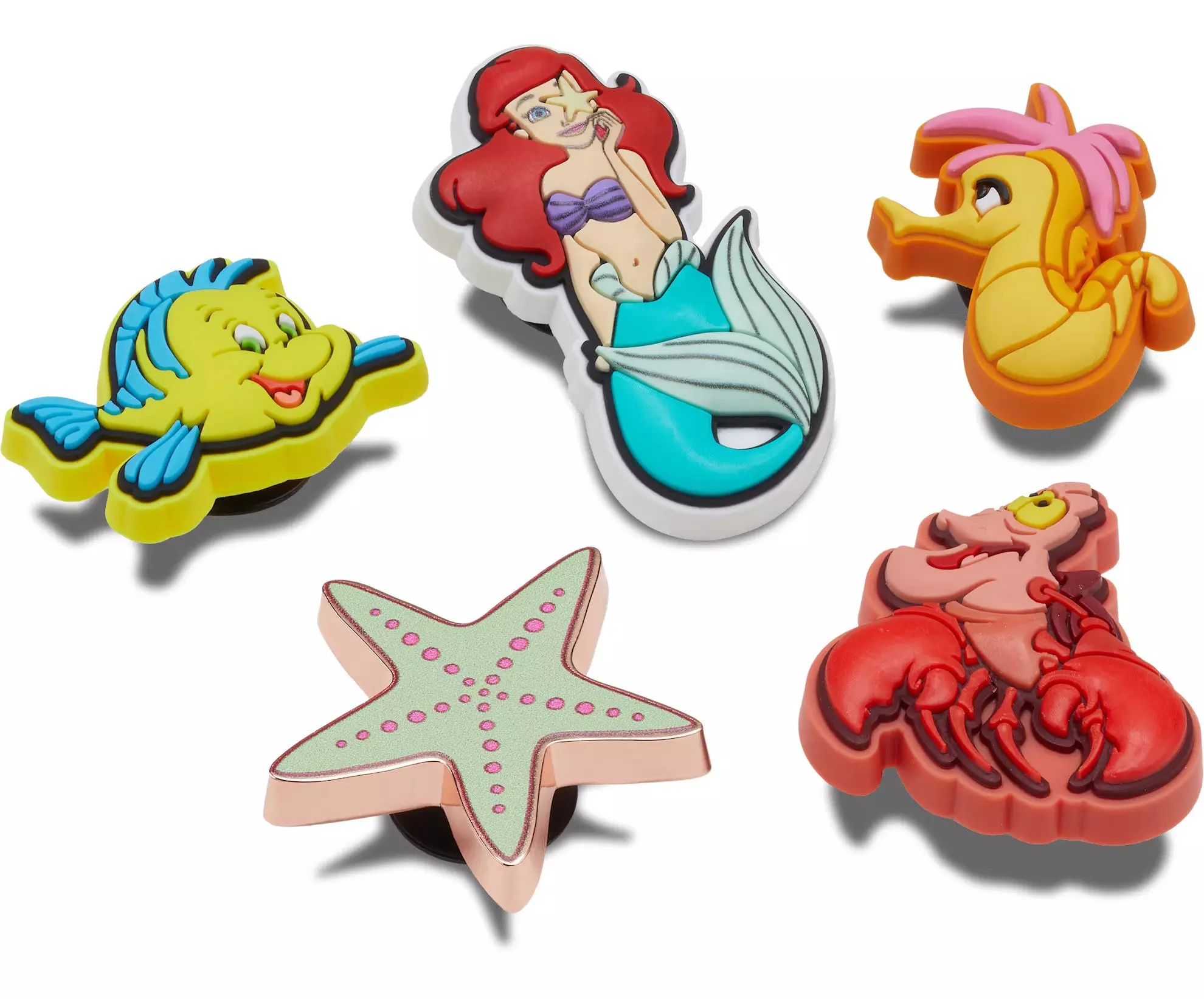 Crocs Little Mermaid Jibbitz Charms-5PK - MULTI-COLOR