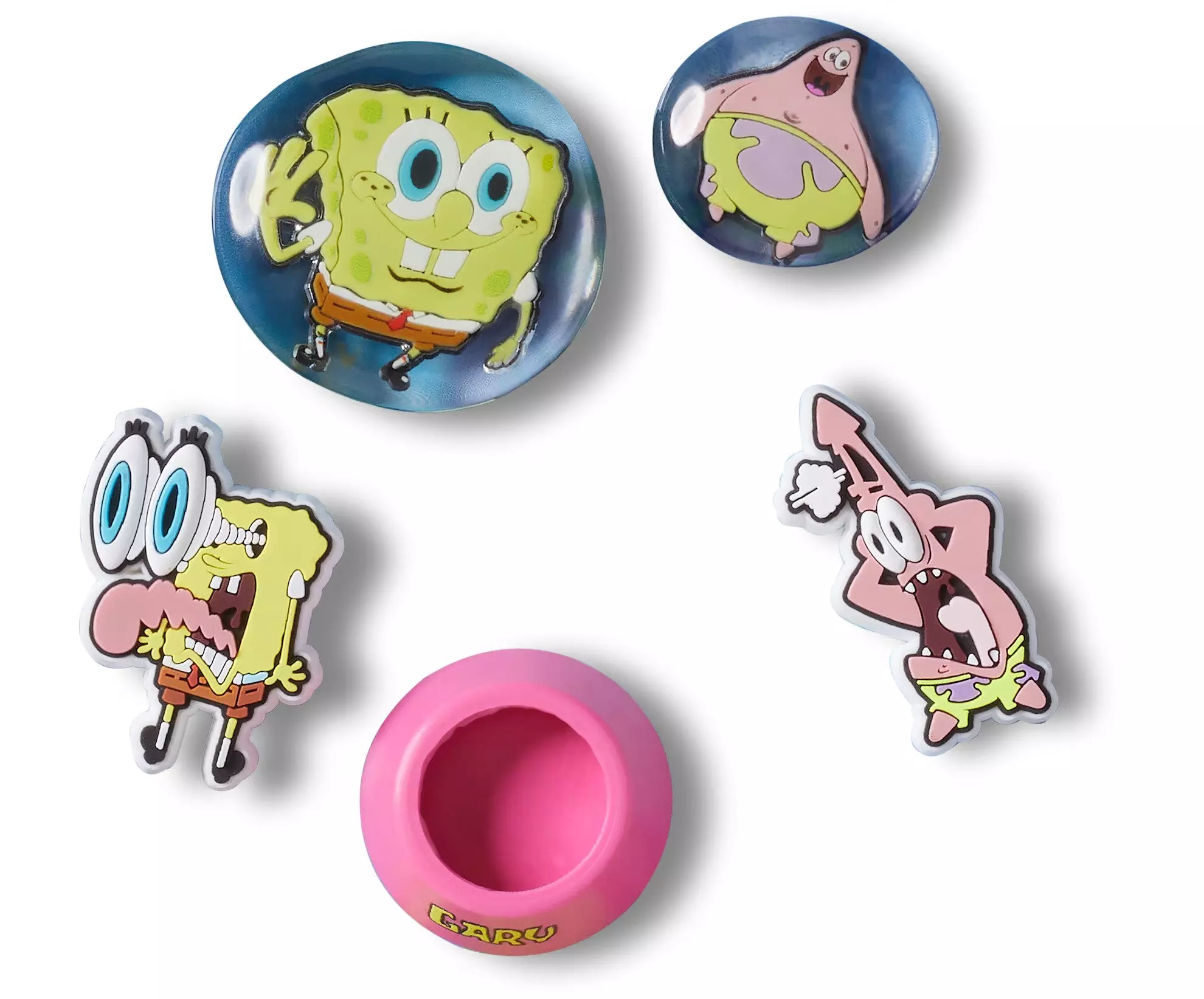 Crocs Spongebob Squarepants Jibbitz Charms-5PK - MULTI-COLOR