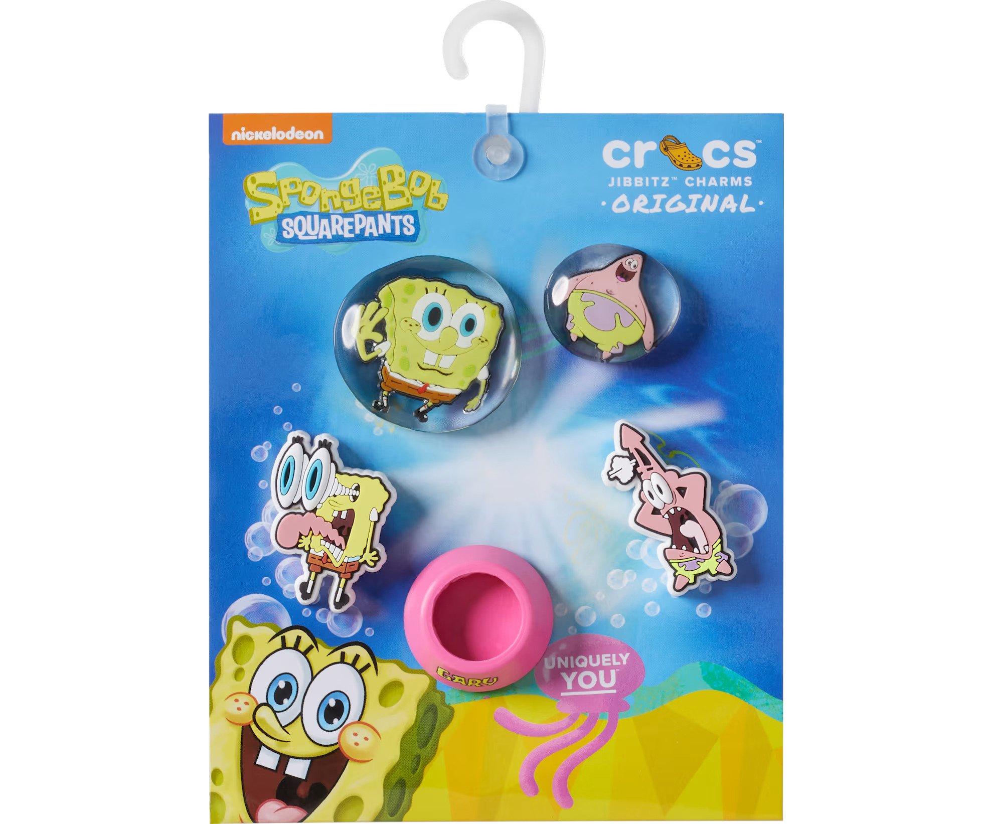 Crocs Spongebob Squarepants Jibbitz Charms-5PK