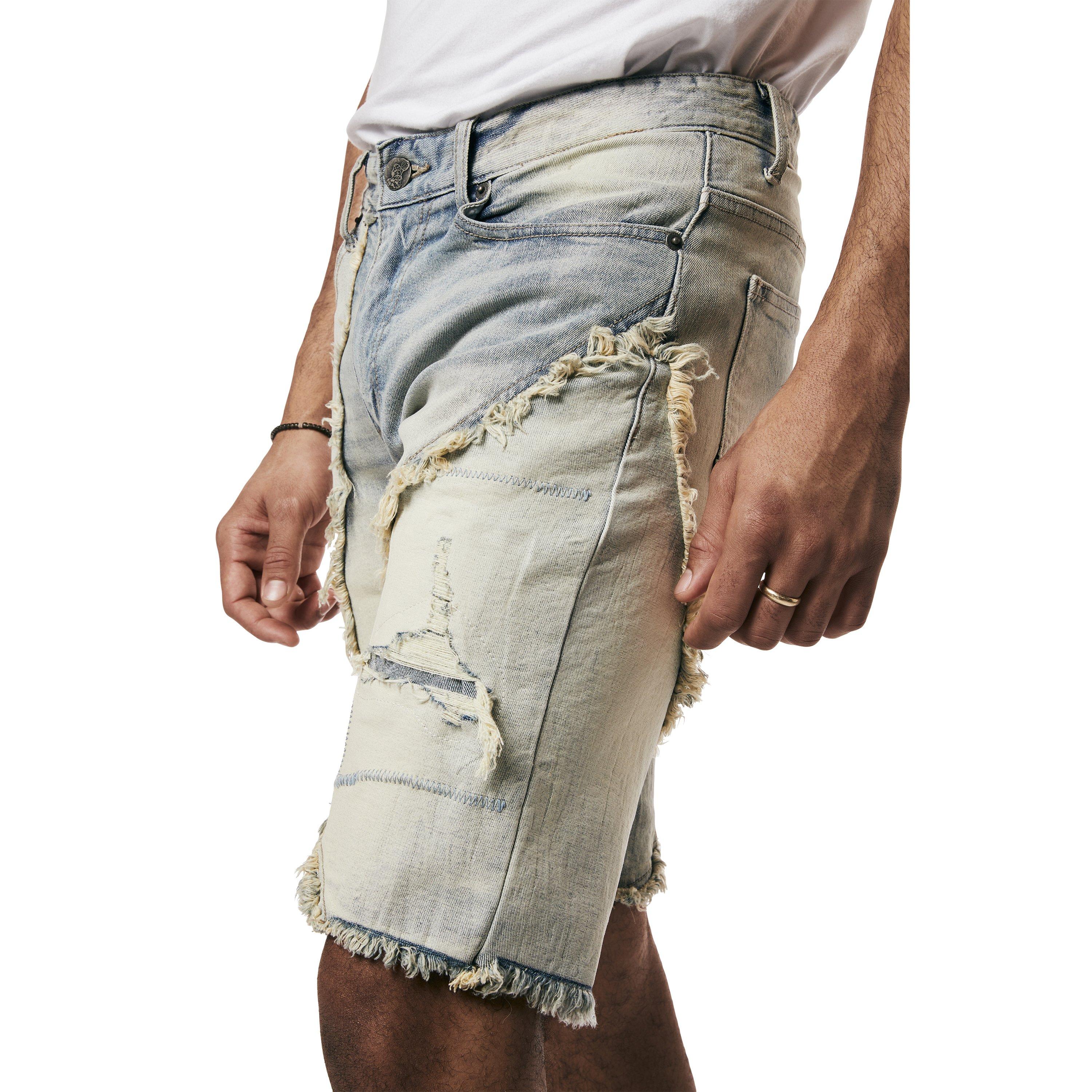 Grindhouse Seville Patchwork Men's Blue Shorts