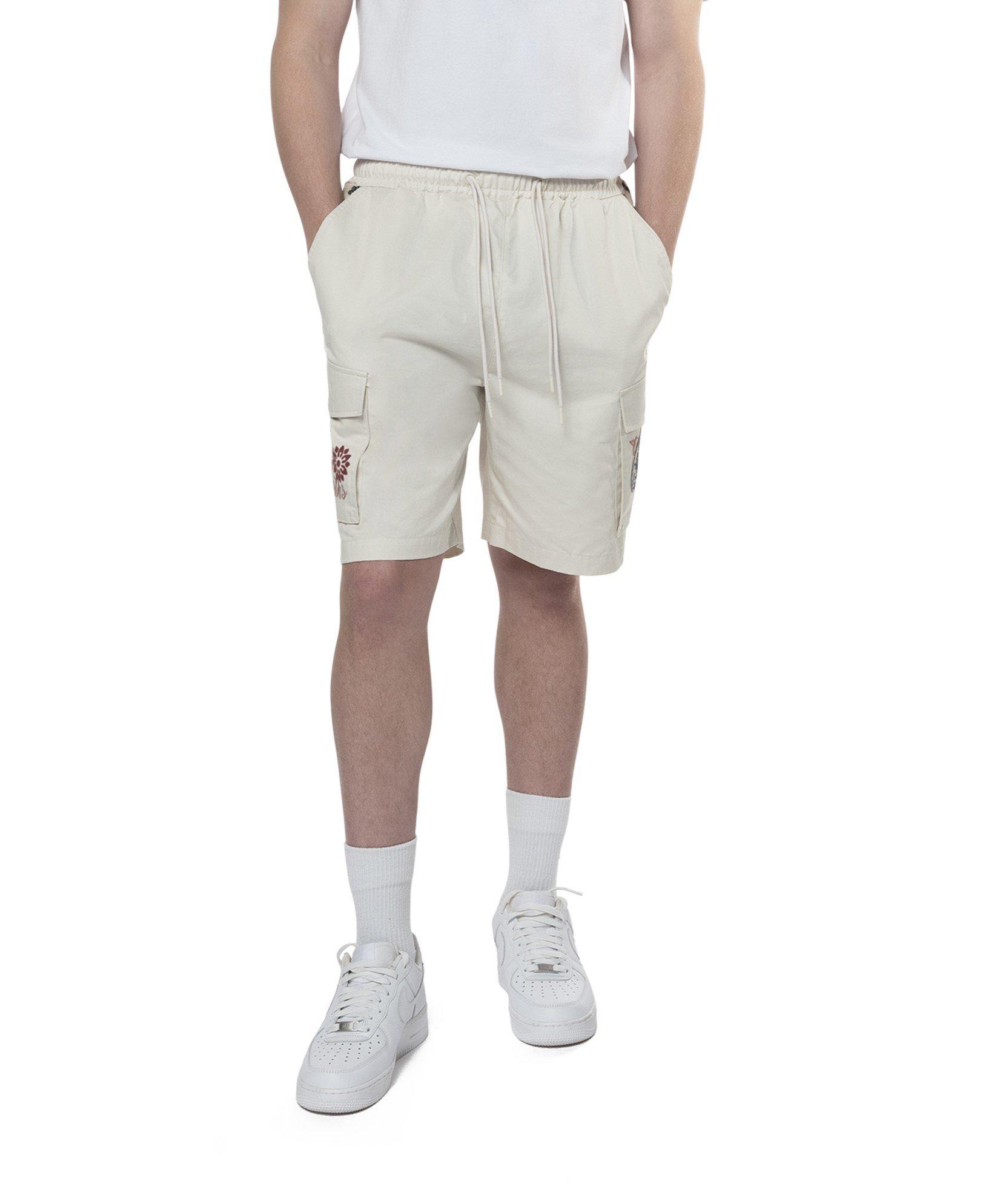 Grindhouse Tapestry Trim Twill Men's Chalk Shorts