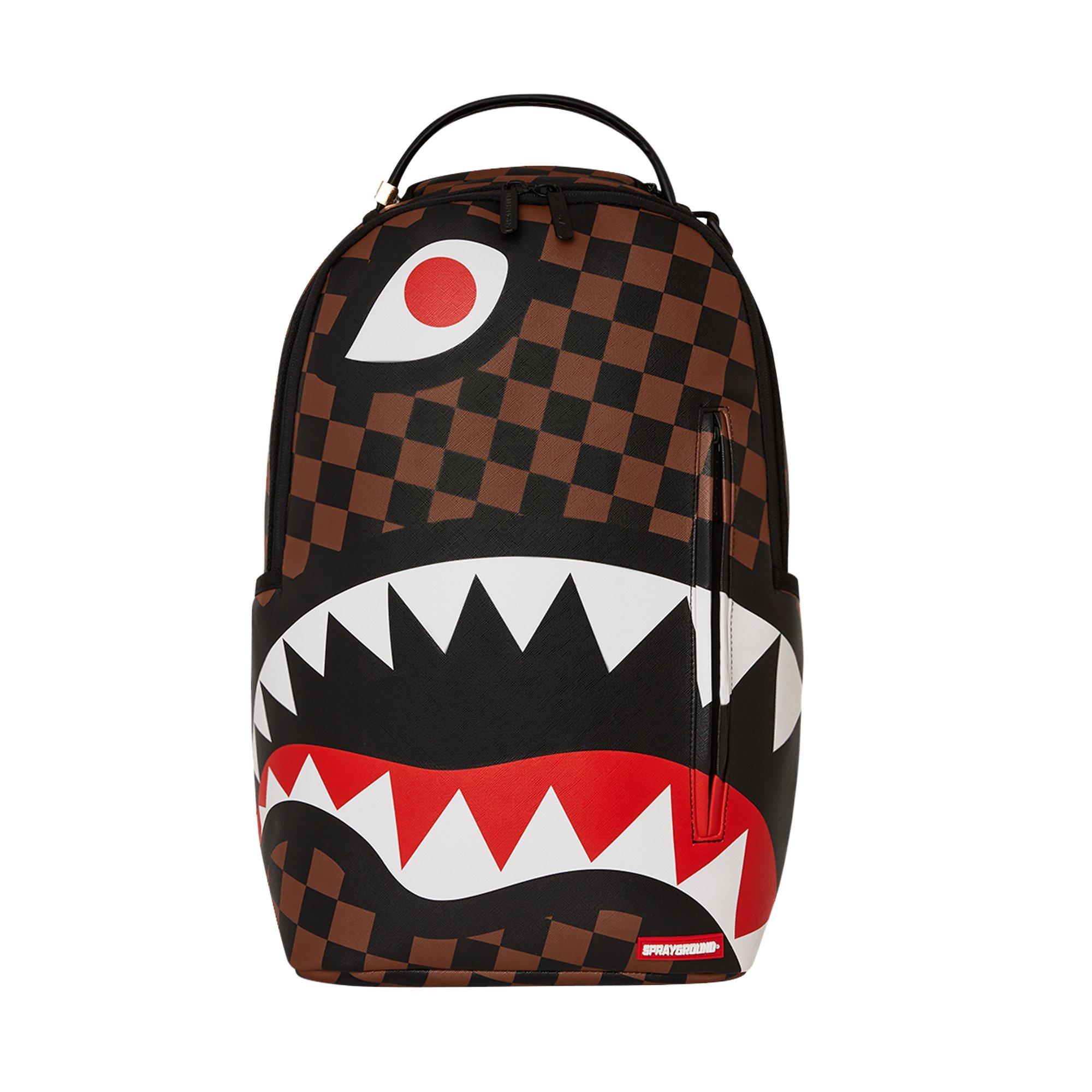 Sprayground Hangover Shark Backpack - BROWN Thumbnail View 1