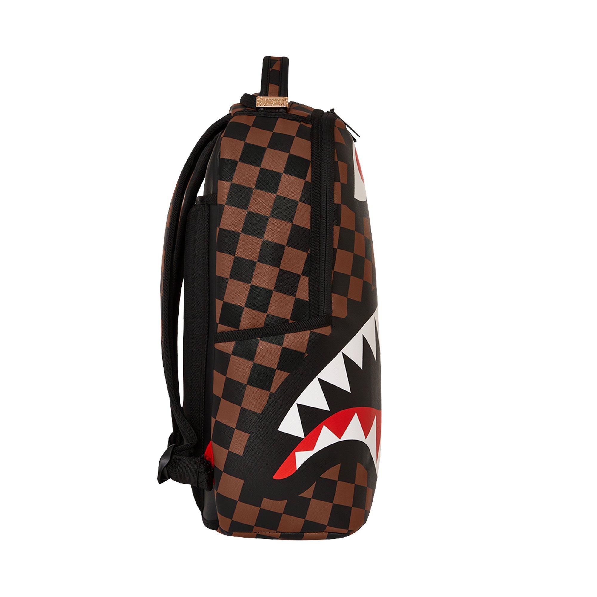 Sprayground Hangover Shark Backpack - BROWN Thumbnail View 4