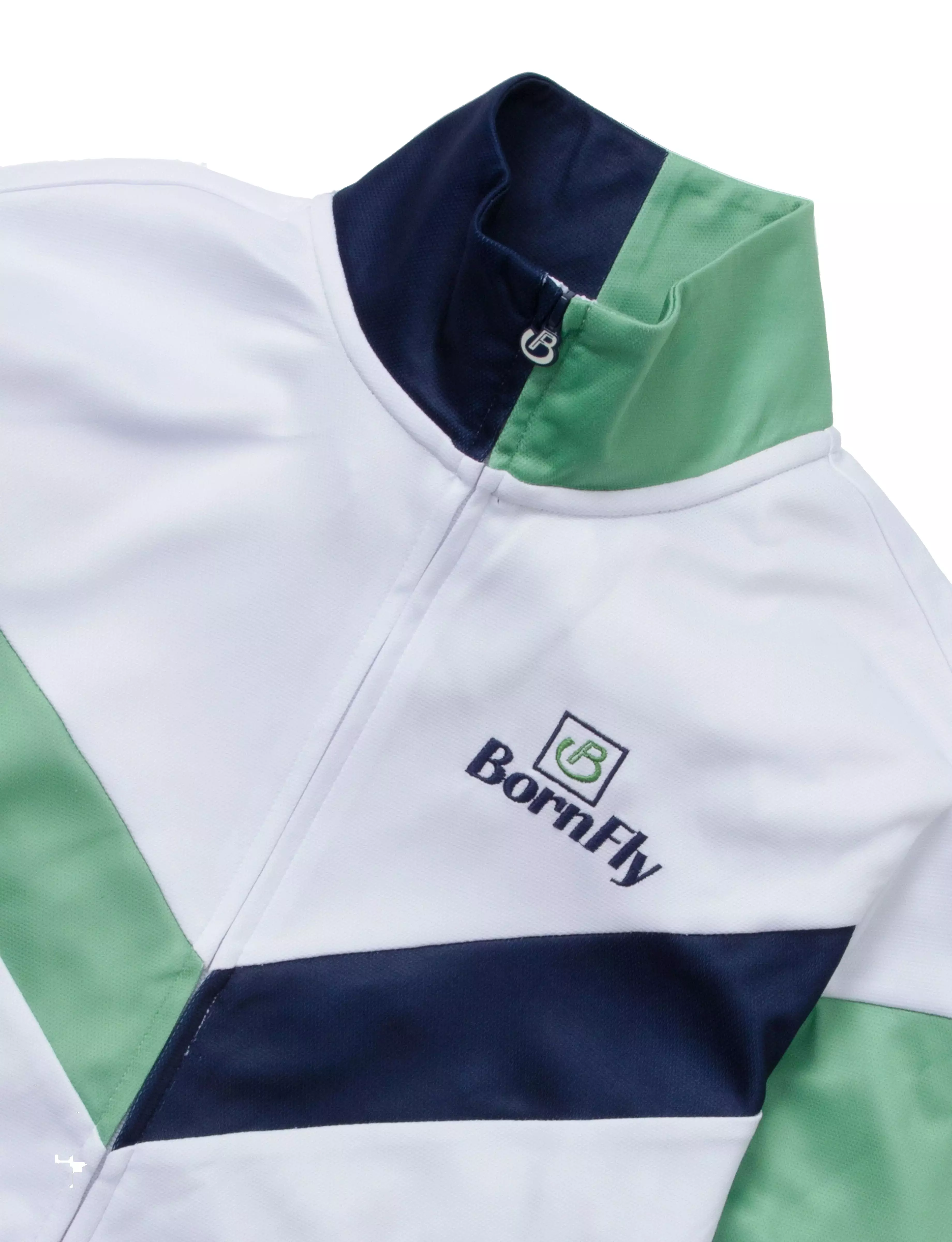 Born Fly Men's Blazin' Track Jacket - White - WHITE