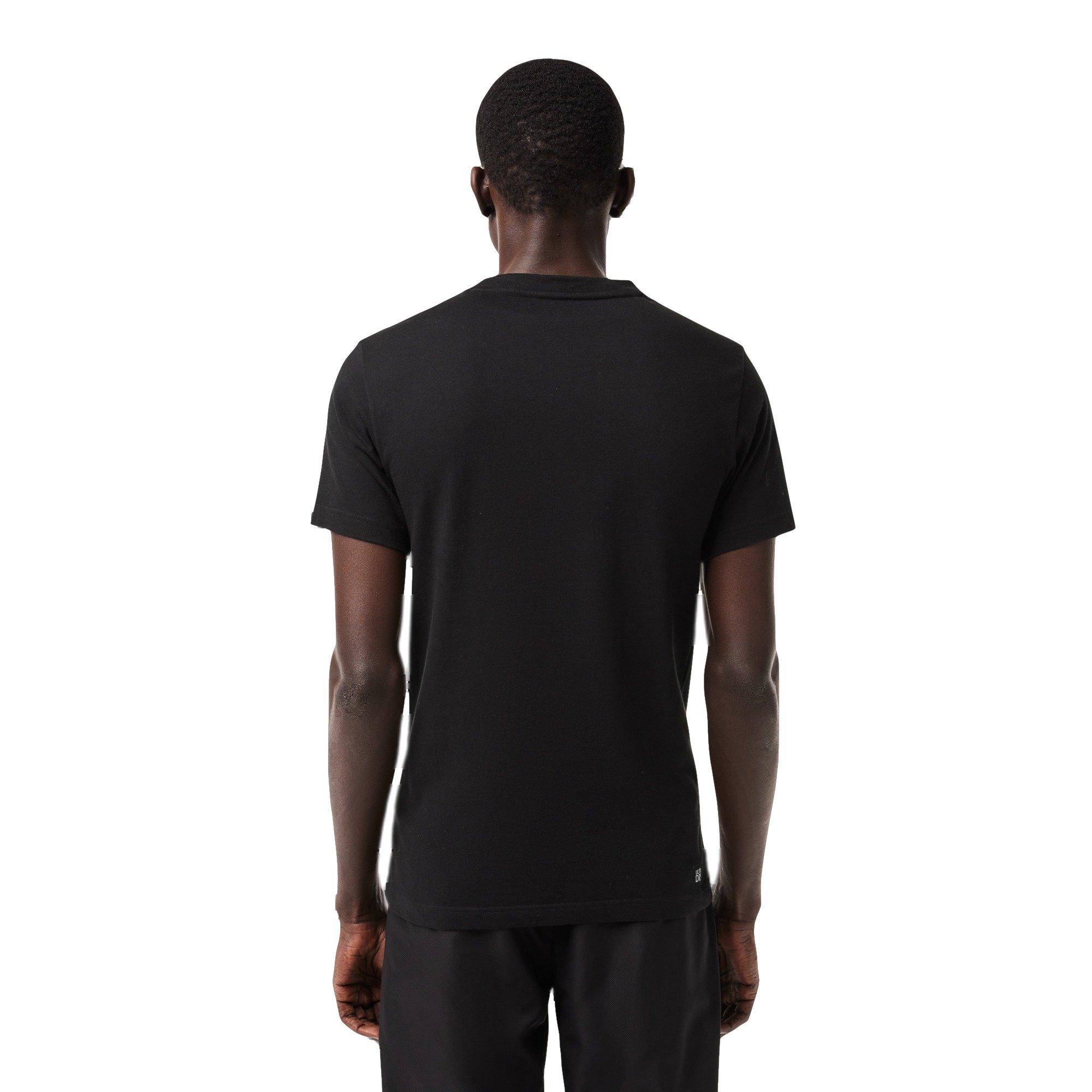 Lacoste Men's Repeating Logo Tee - BLACK Thumbnail View 2