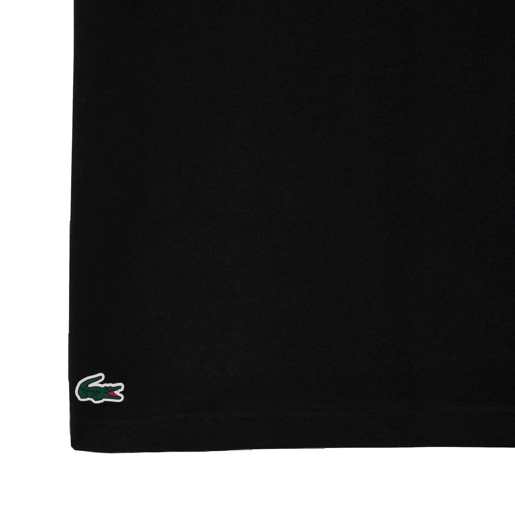 Lacoste Men's Repeating Logo Tee - BLACK Thumbnail View 5