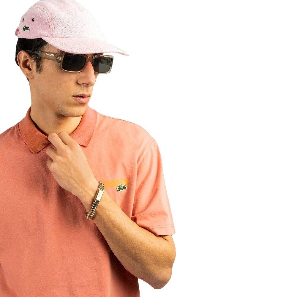 Lacoste Bubble Logo Men's Coral Tee