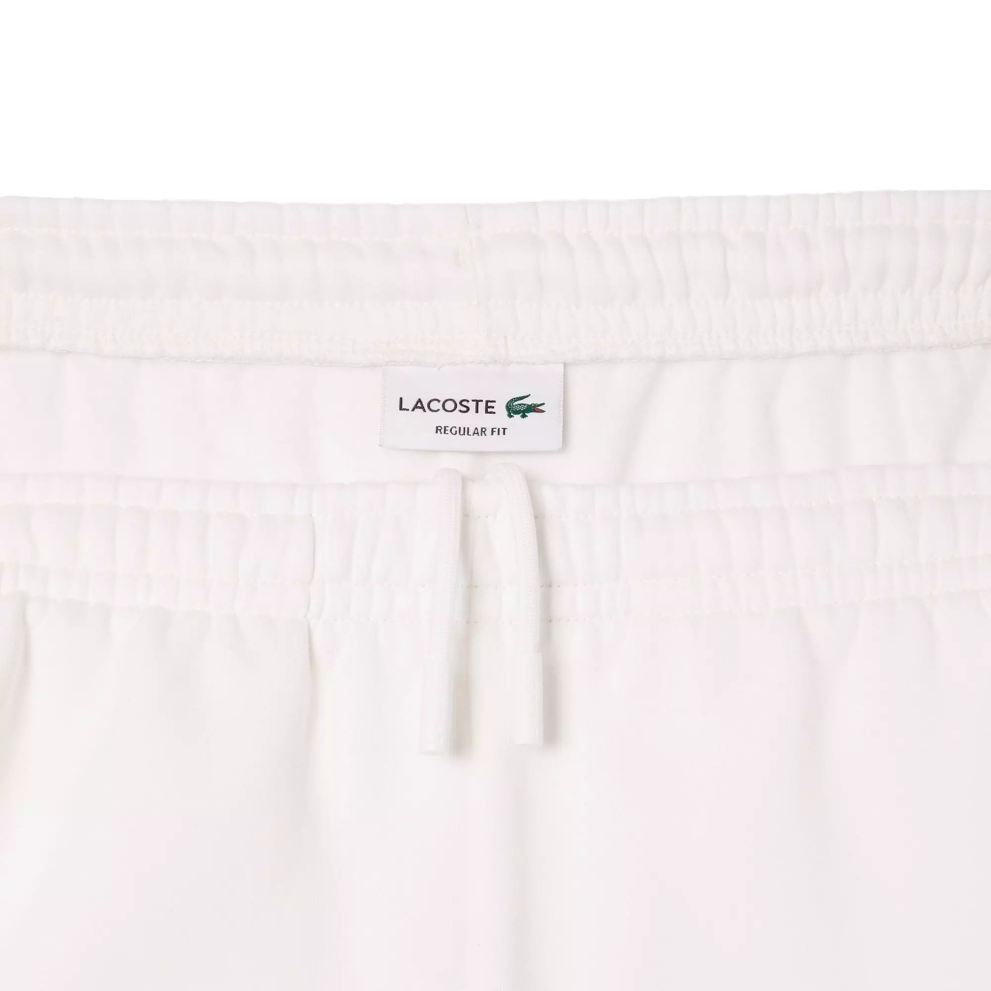 Lacoste Men's Colorblock Fleece Shorts - WHITE