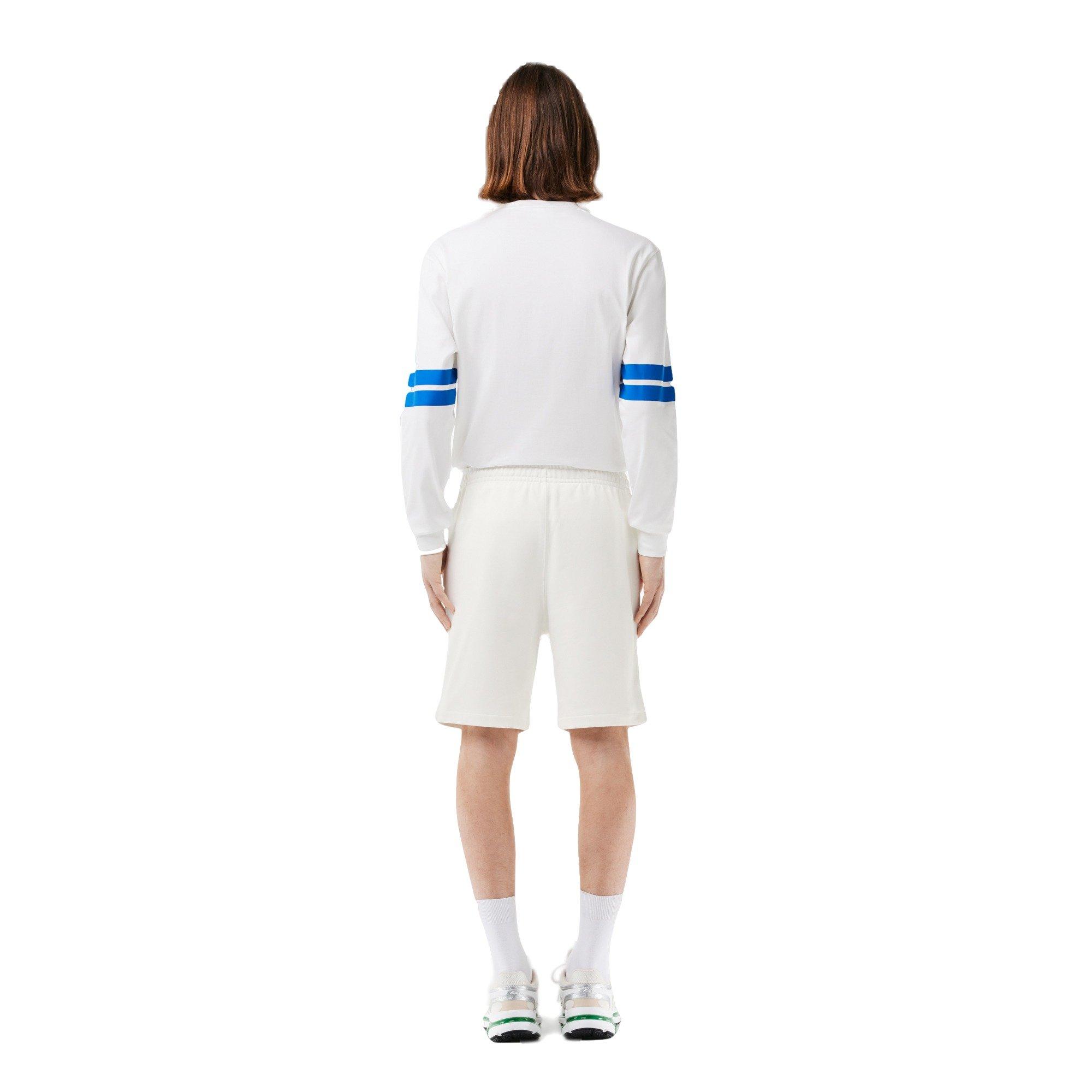 Lacoste Varsity French Terry Men's White Shorts