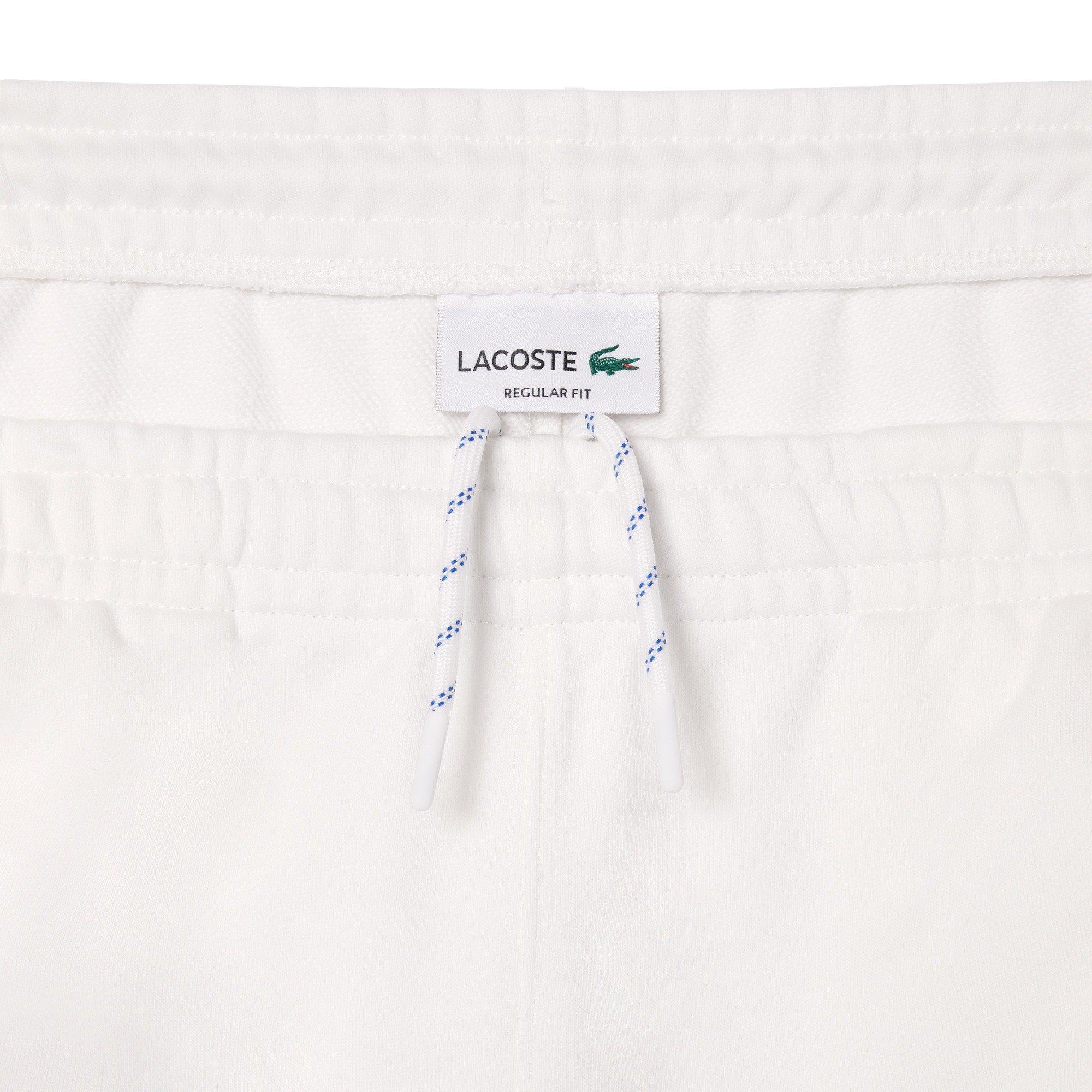 Lacoste Varsity French Terry Men's White Shorts