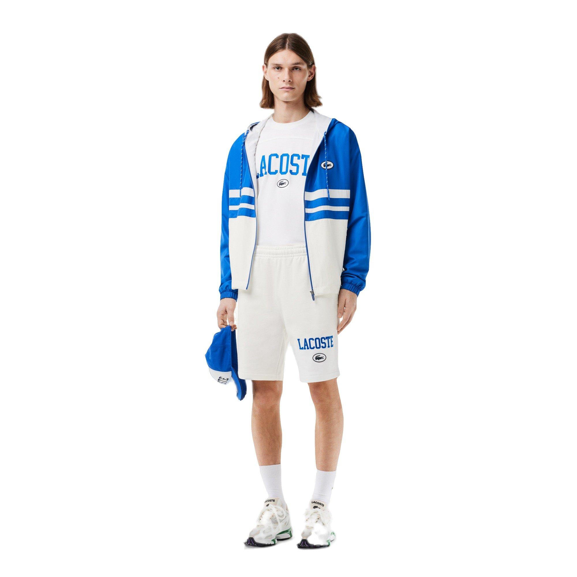 Lacoste Varsity French Terry Men's White Shorts