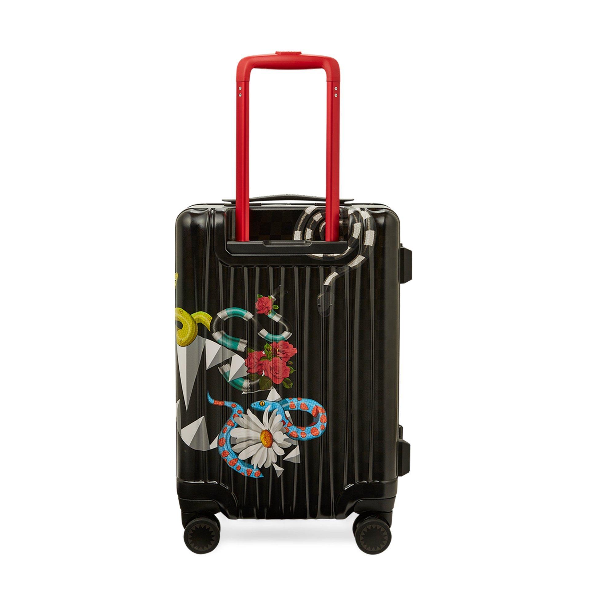 Sprayground Snakes Carry-On Luggage - BLACK Thumbnail View 2