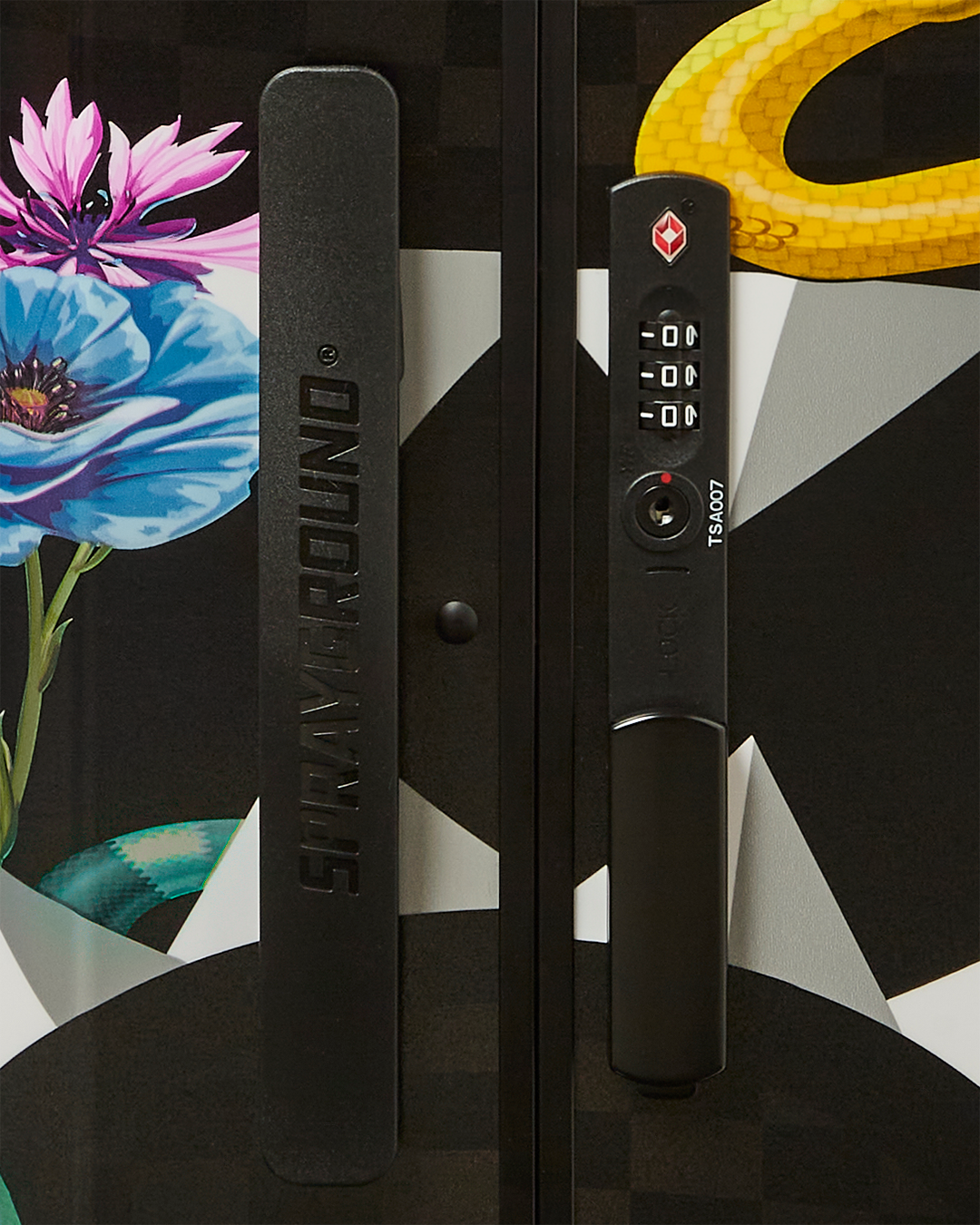 Sprayground Snakes Carry-On Luggage - BLACK Thumbnail View 7