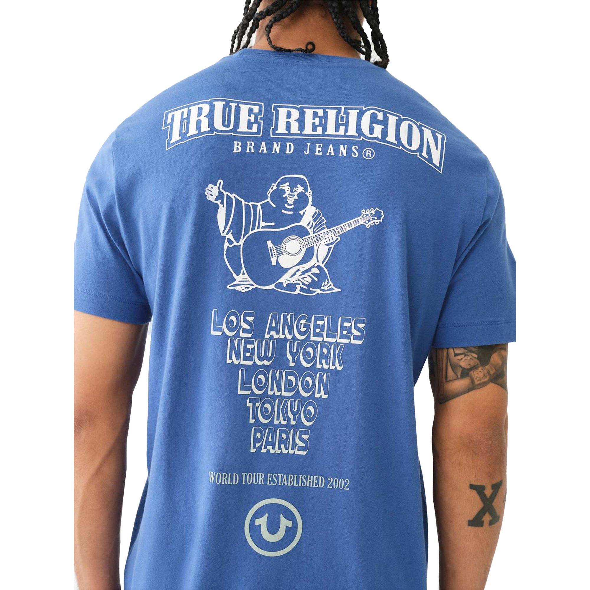 True Religion Ombre Logo Crew Men's Tee