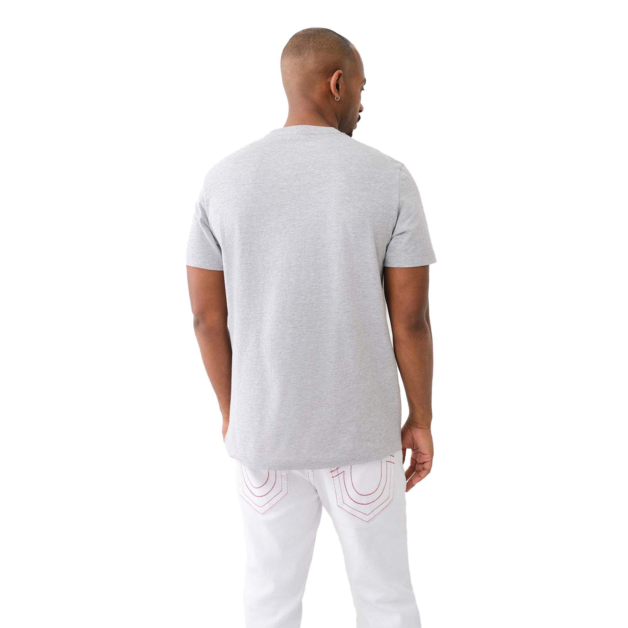 True Religion Men's Bandana Logo Tee - GREY Thumbnail View 2