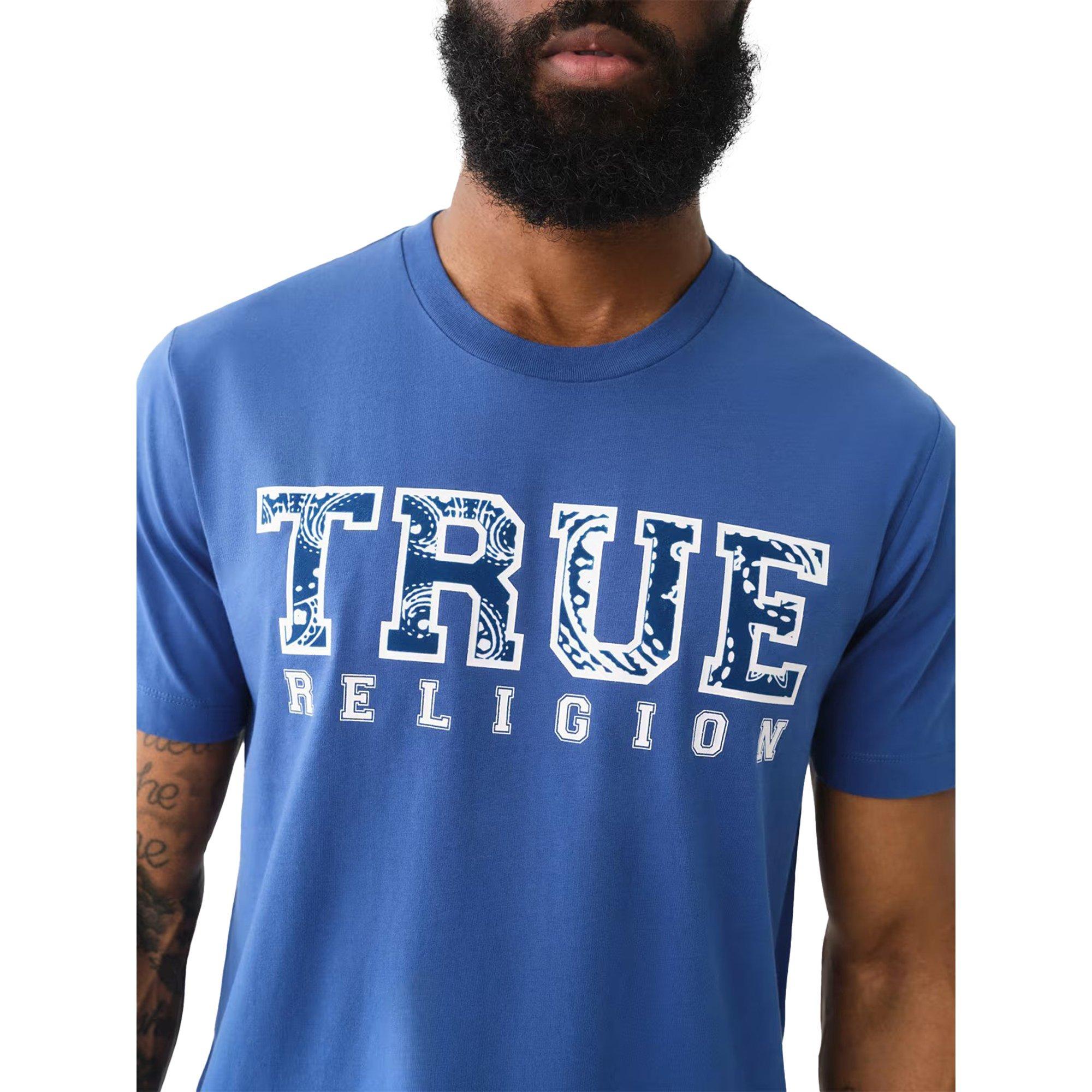 True Religion Paisley Logo Men's Tee